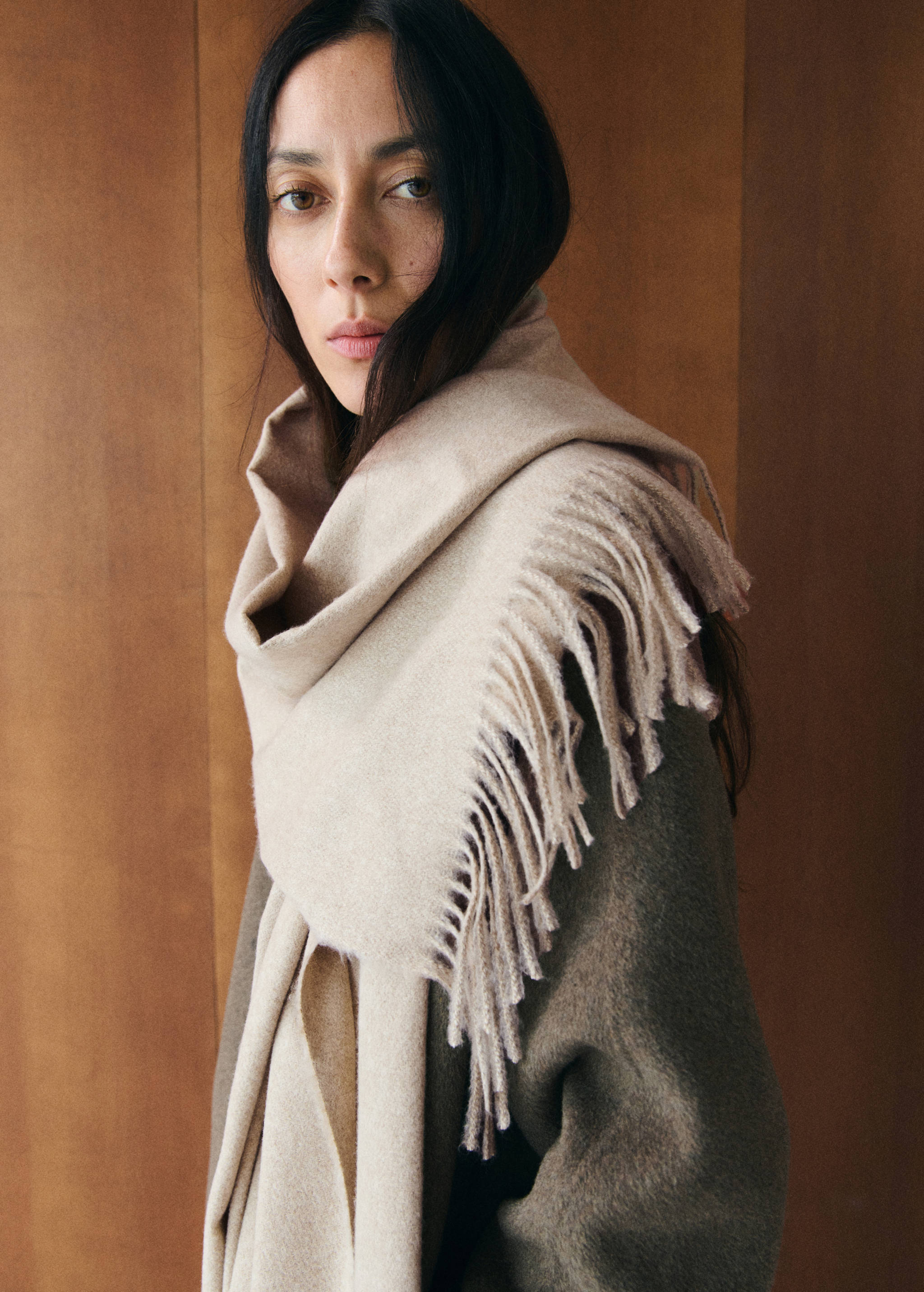 프린지 엣지 스카프 - 일반 평면도