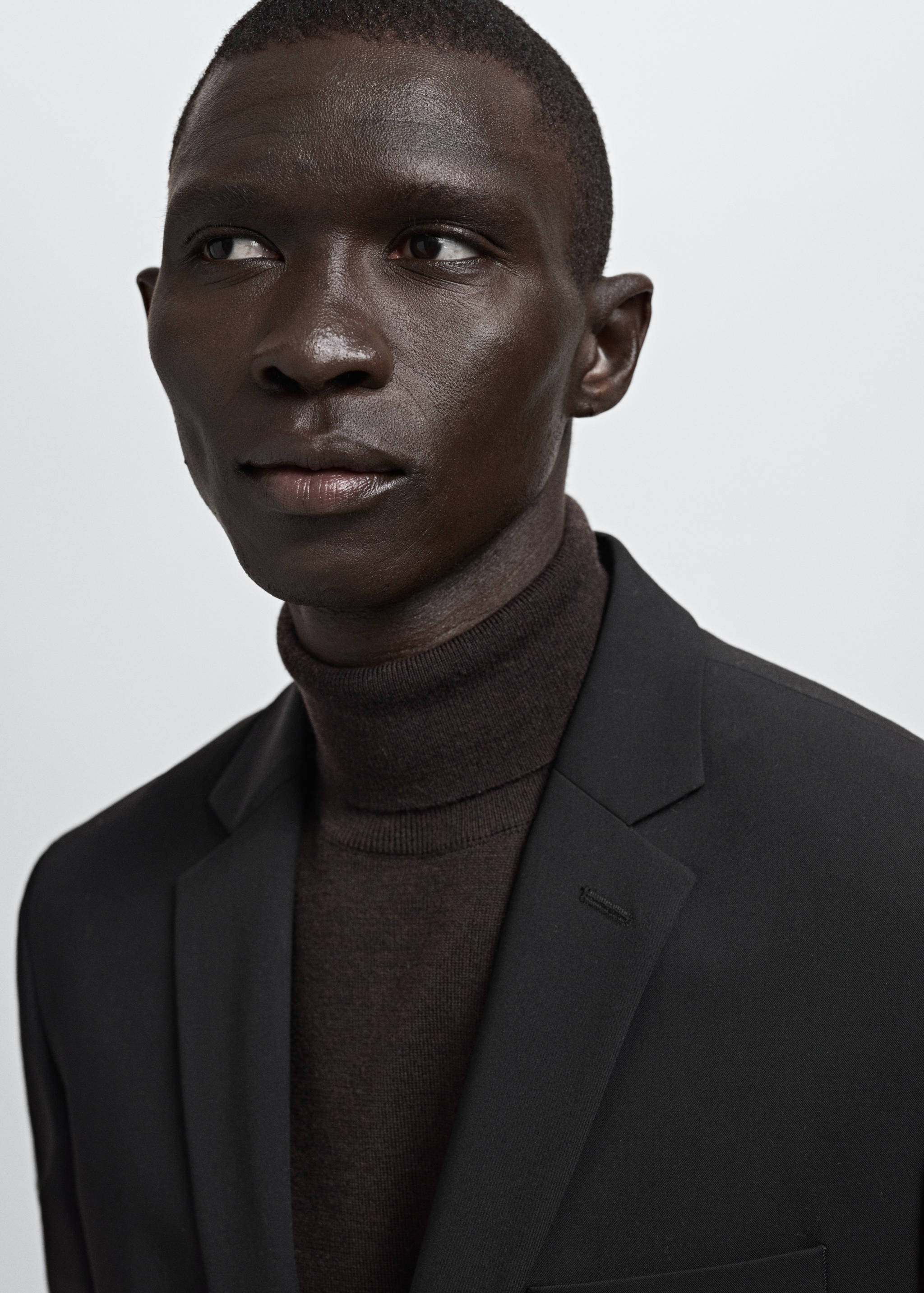 Super slim-fit suit jacket in stretch fabric - Details of the article 1