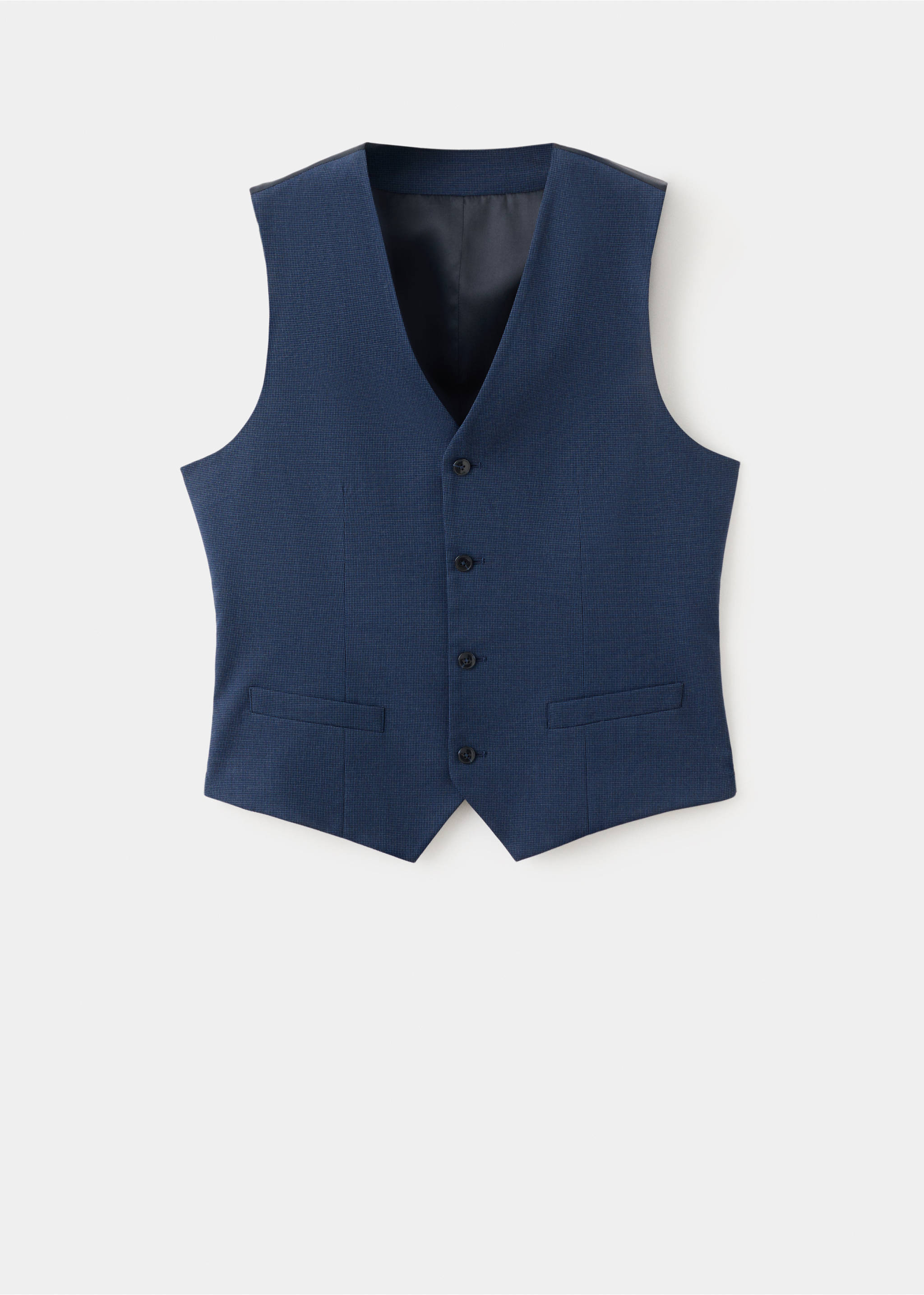 Chaleco traje París super slim fit - Artículo sin modelo, Azul tinta. Ref: 27051195-00.