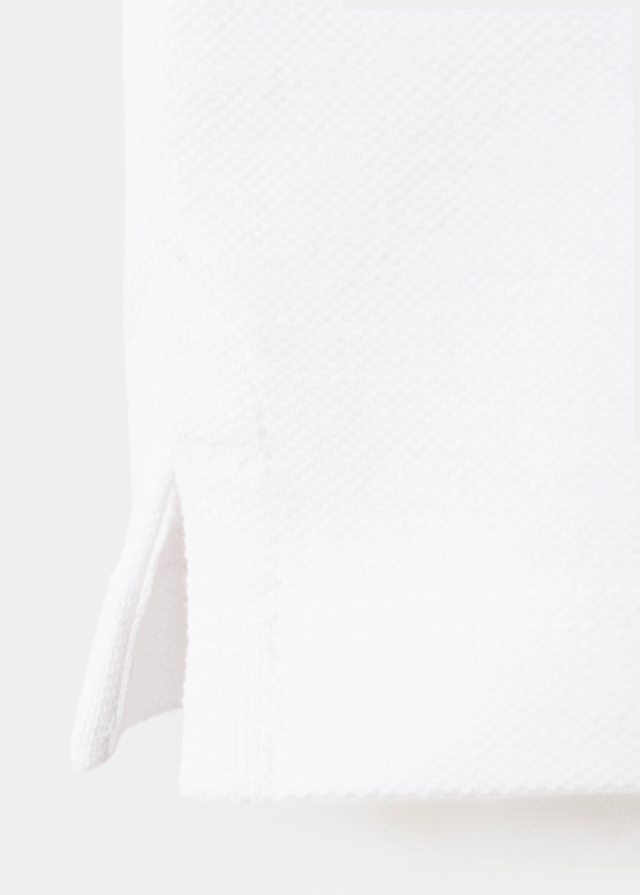 Polo algodón estampado - Detalle del artículo 8, Blanco. Ref: 27051198-00.