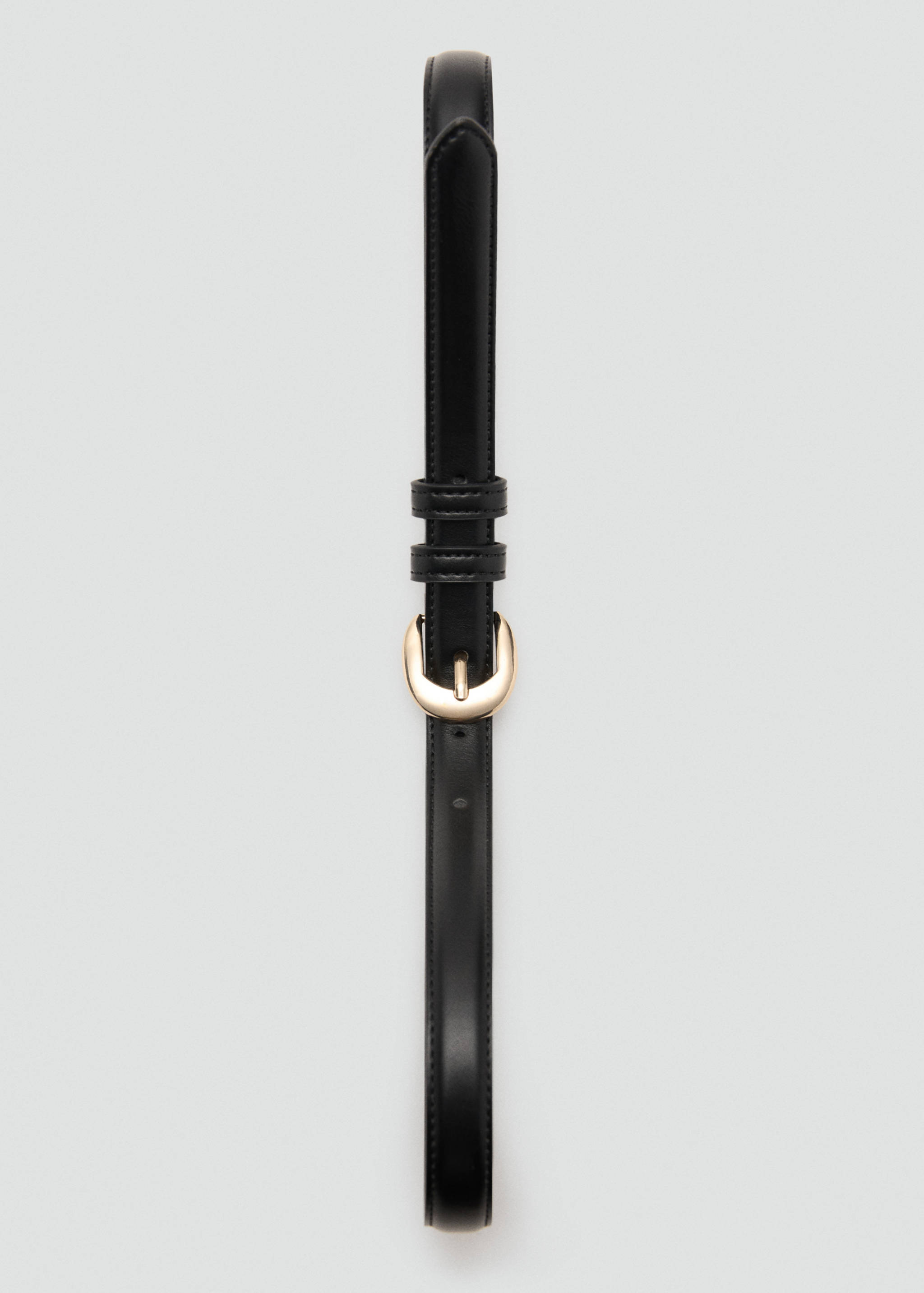 搭扣细皮带 - null