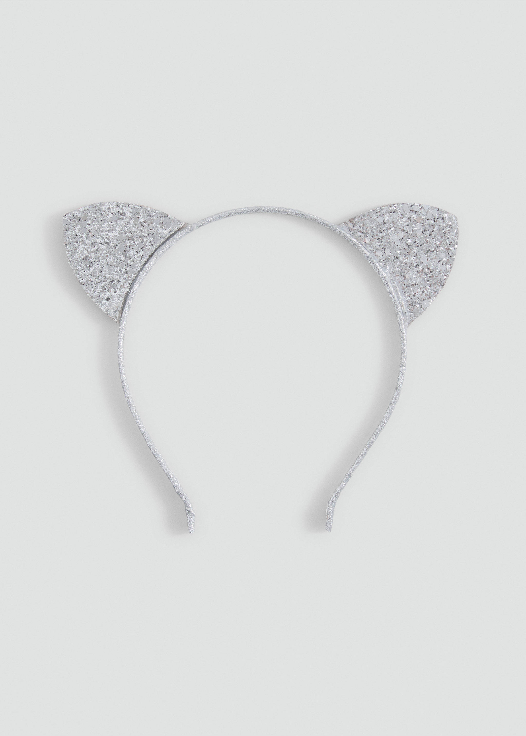 Glitter ears hairband - Article without model, Silver. Ref: 27051207-00.