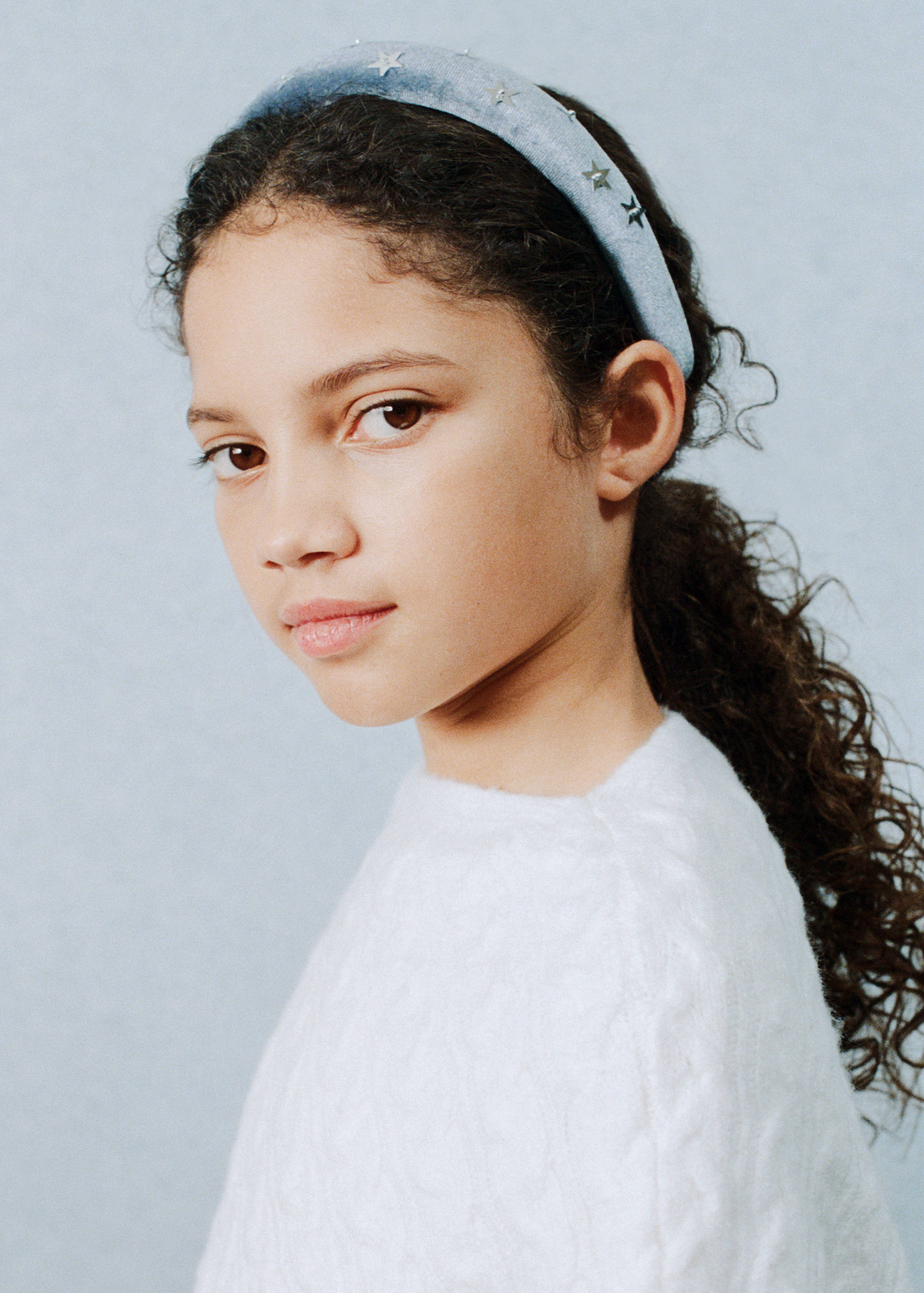 Diadema vellut estrelles - Pla general