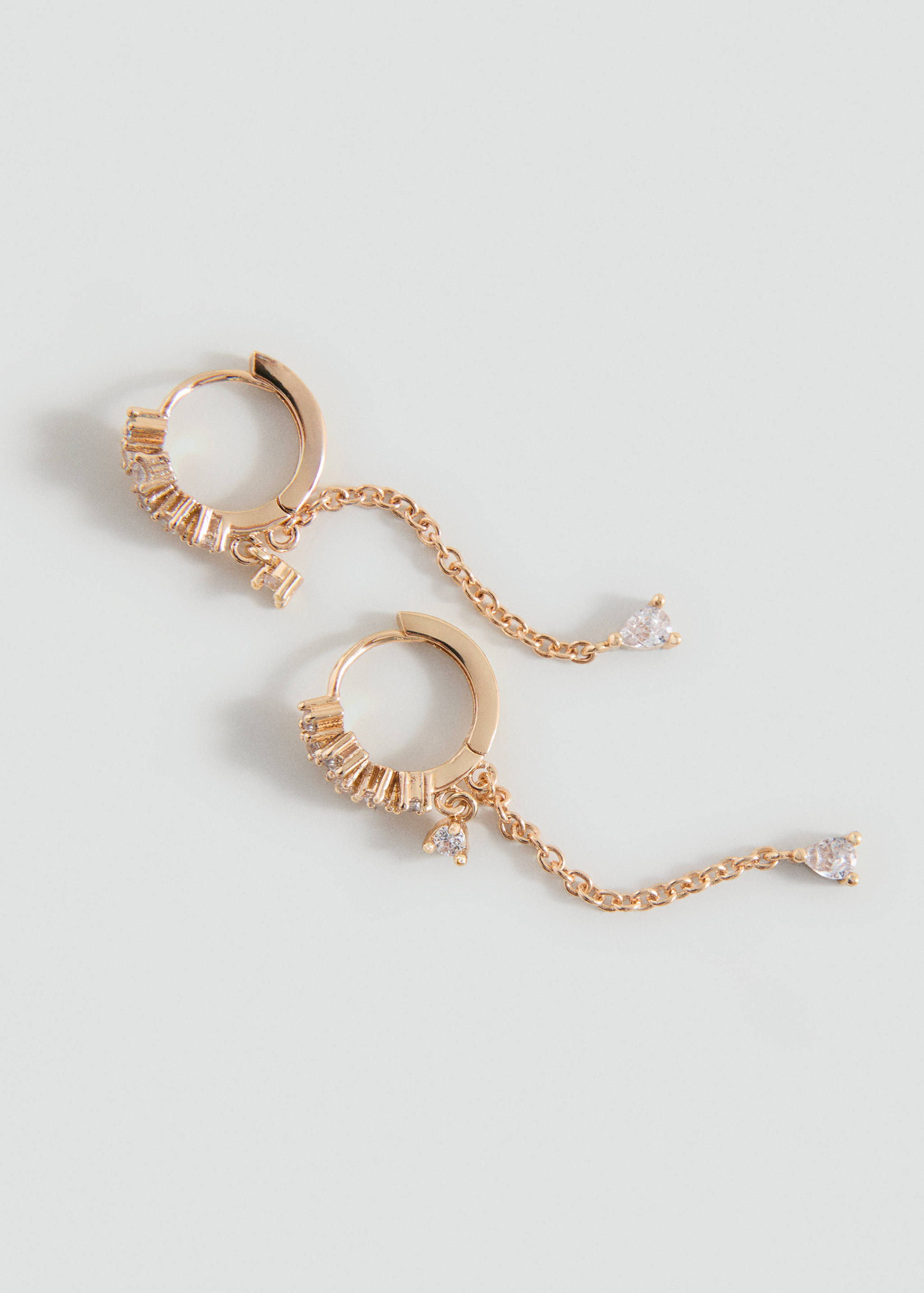 Stone thread earrings - Details of the article 1