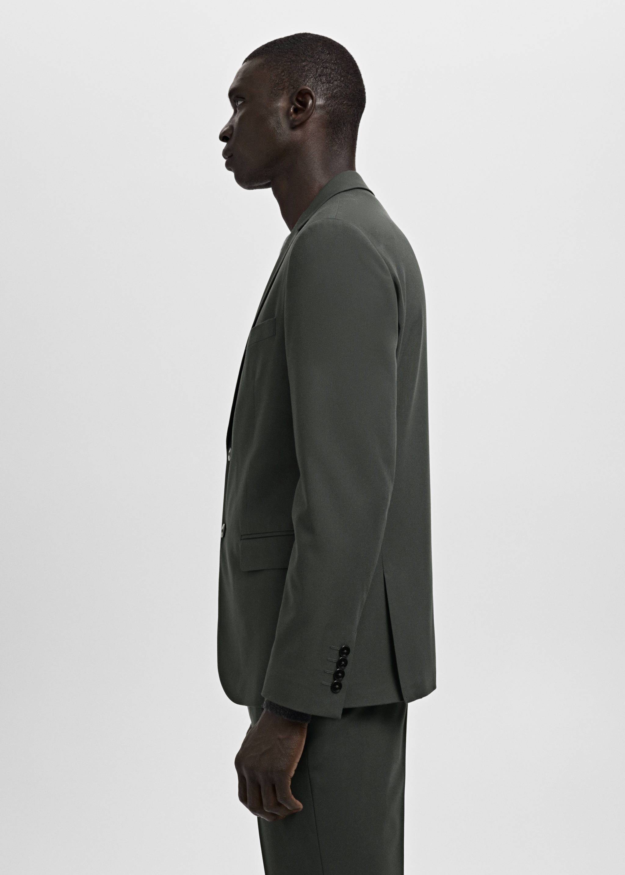 Super slim-fit suit jacket in stretch fabric - Details of the article 2