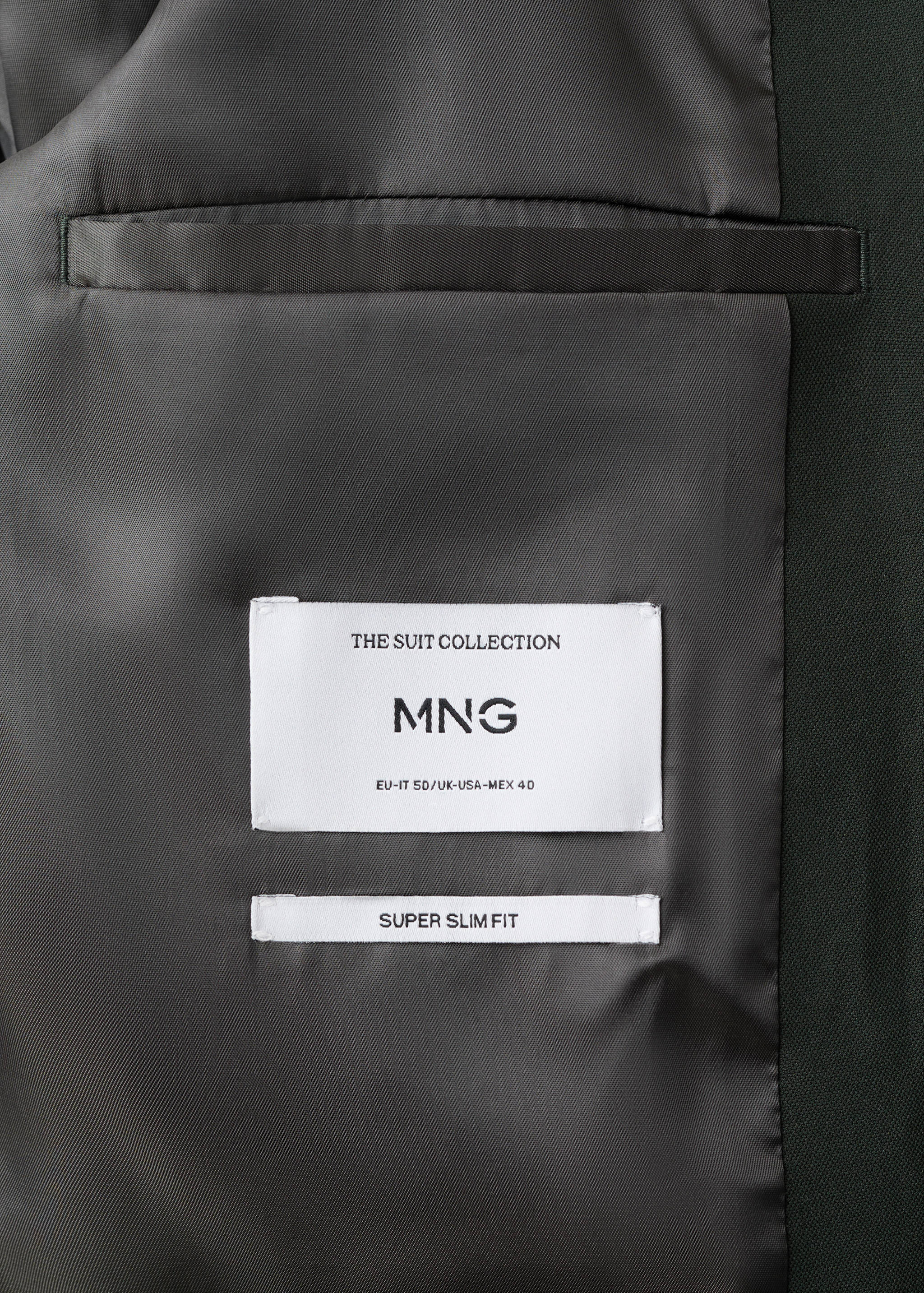 Super slim-fit suit jacket in stretch fabric - Details of the article 0