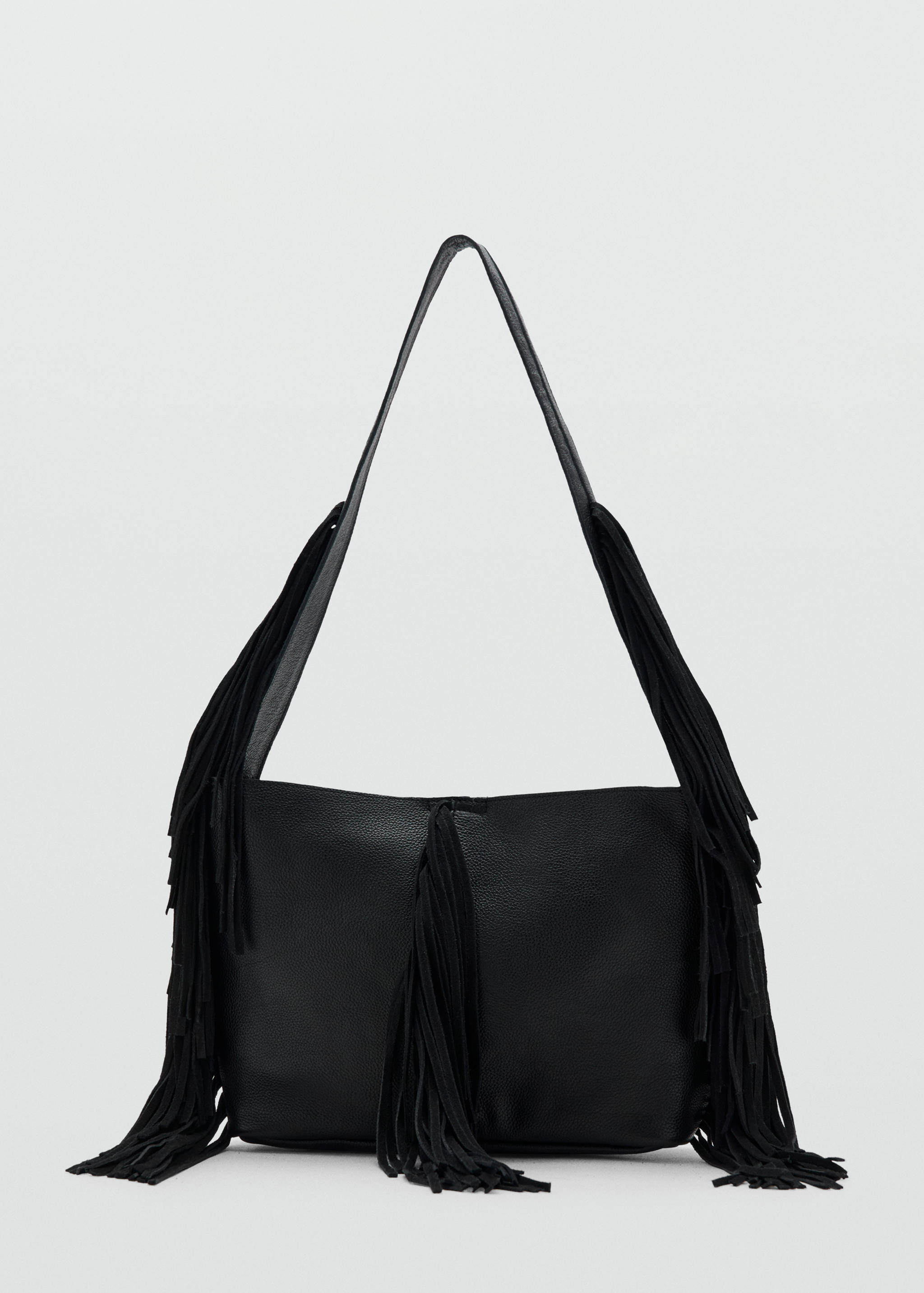 Fringed leather bag - Article without model
