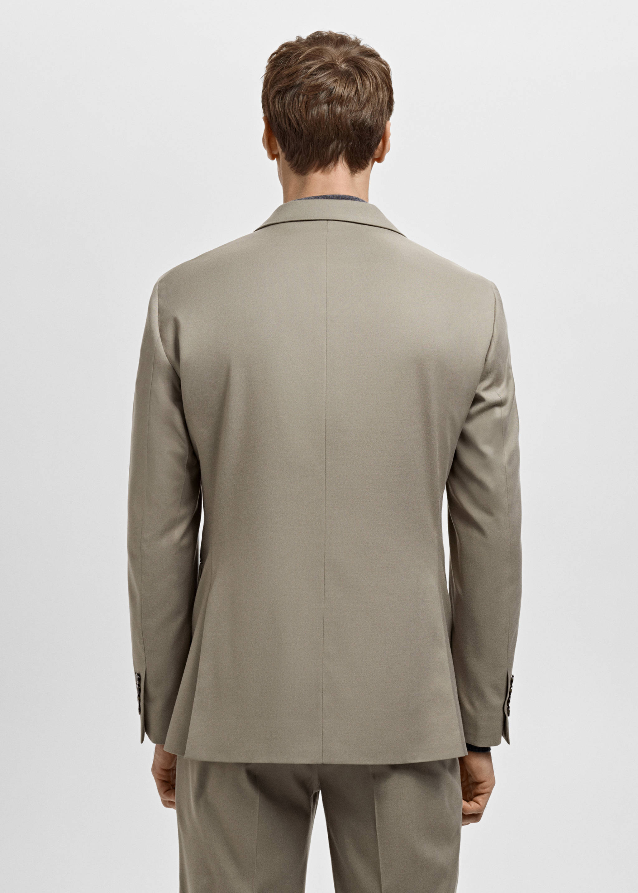 Milan slim-fit suit jacket - Reverse of the article