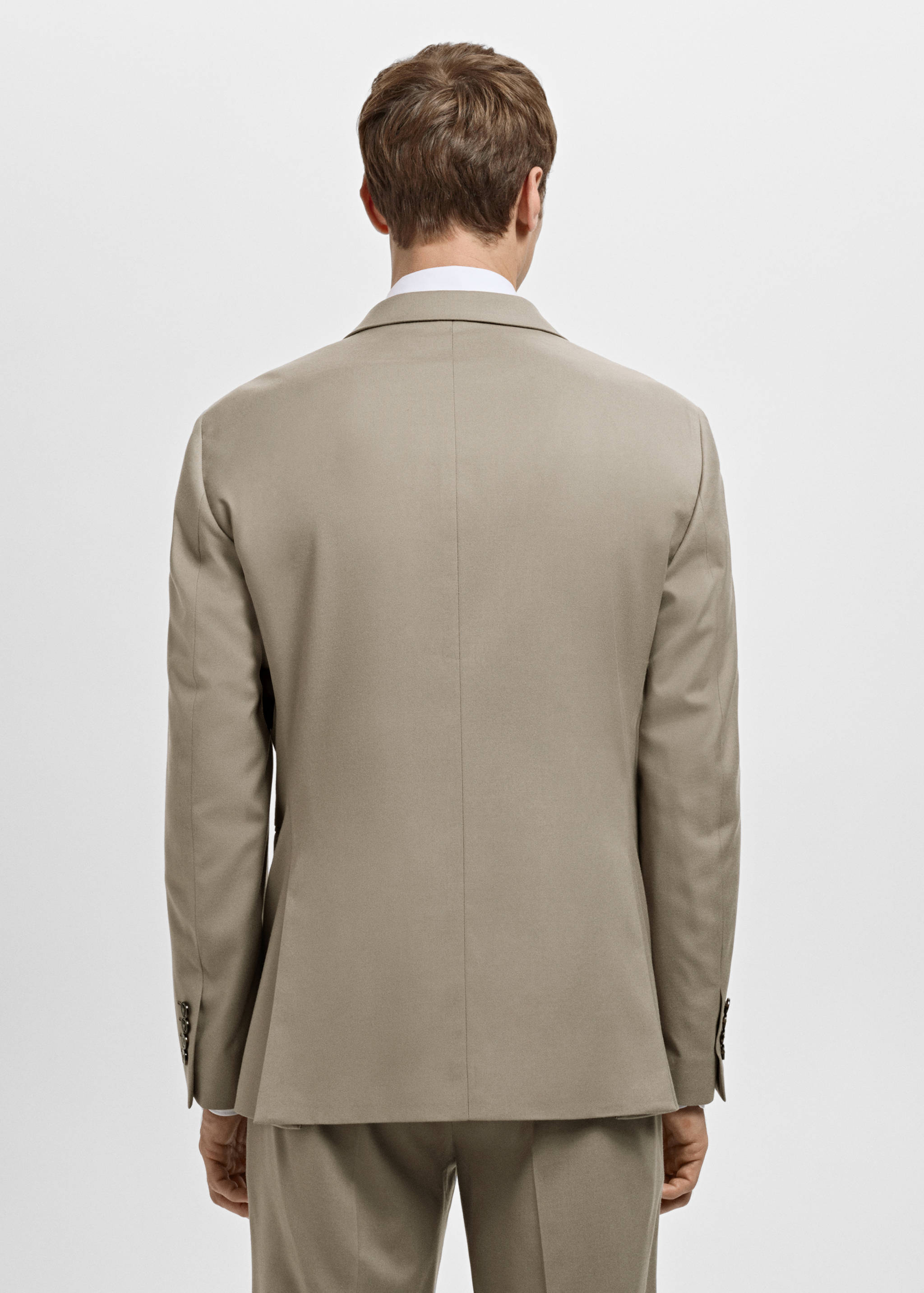 Milan slim-fit suit jacket - Reverse of the article