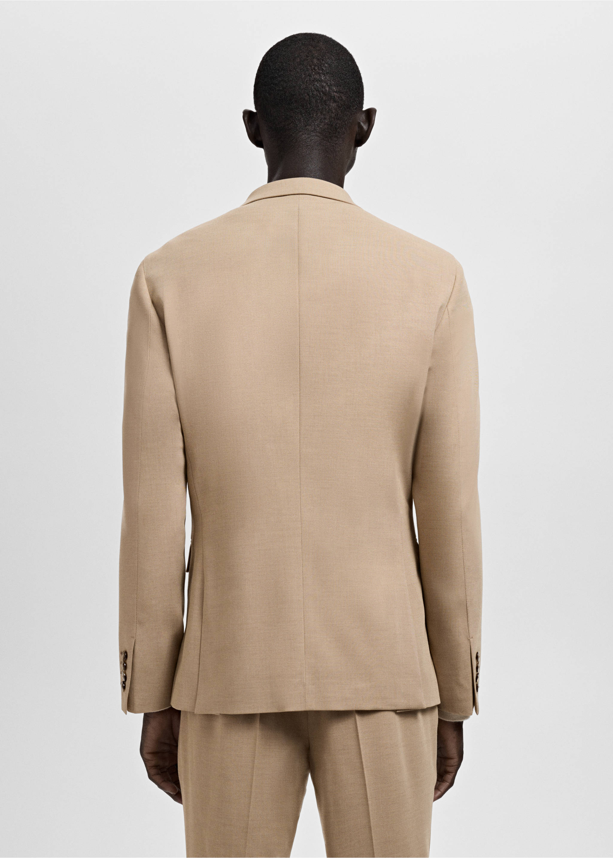 Americana traje París super slim fit - Reverso del artículo, Beige. Ref: 27051225-00.