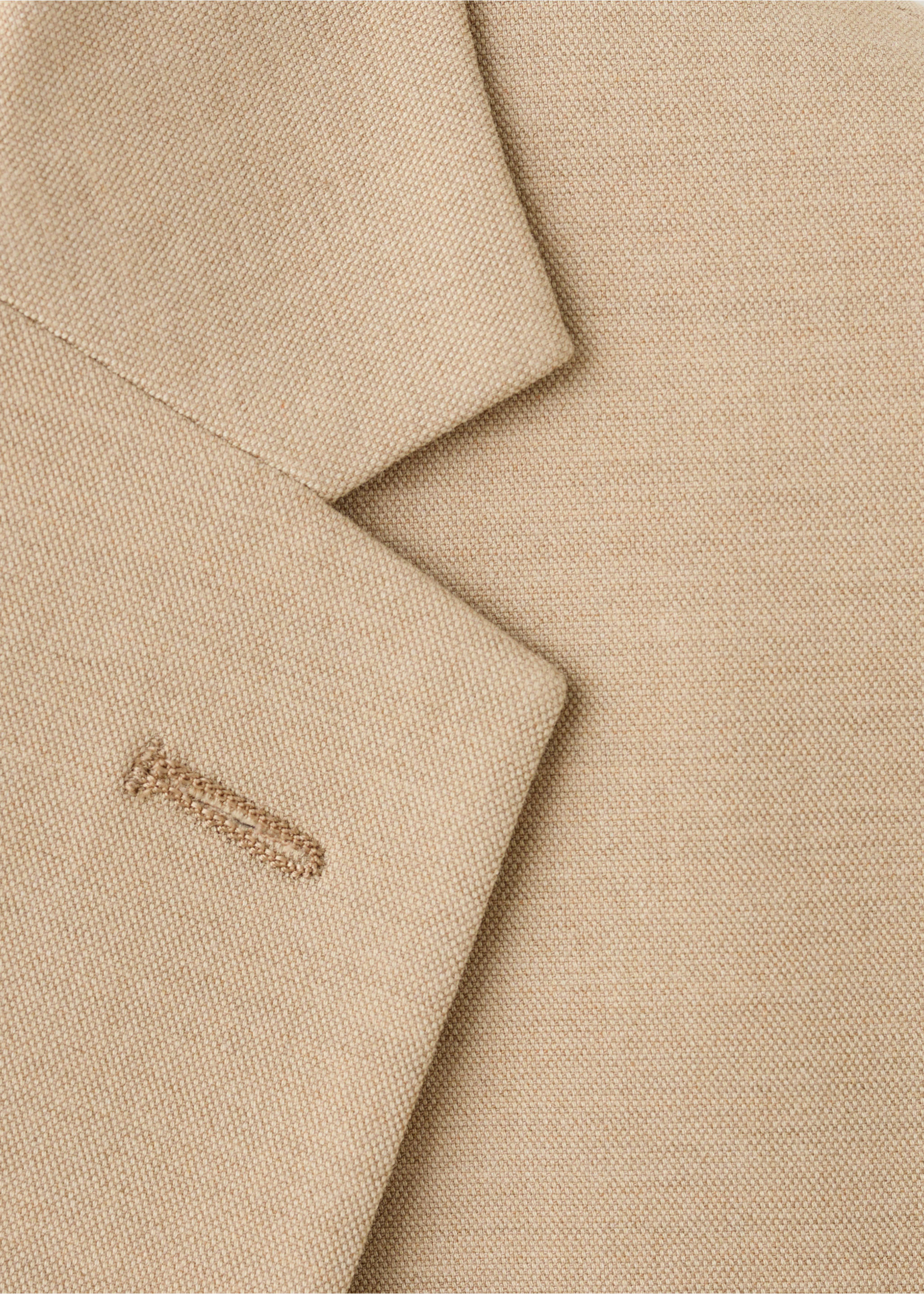 Americana traje París super slim fit - Detalle del artículo 8, Beige. Ref: 27051225-00.