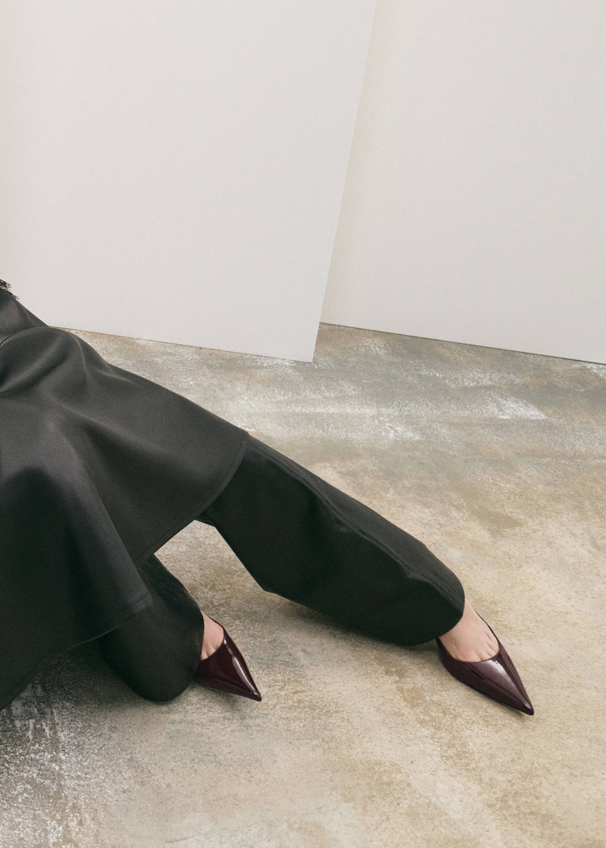 Patent heeled shoes - General plane