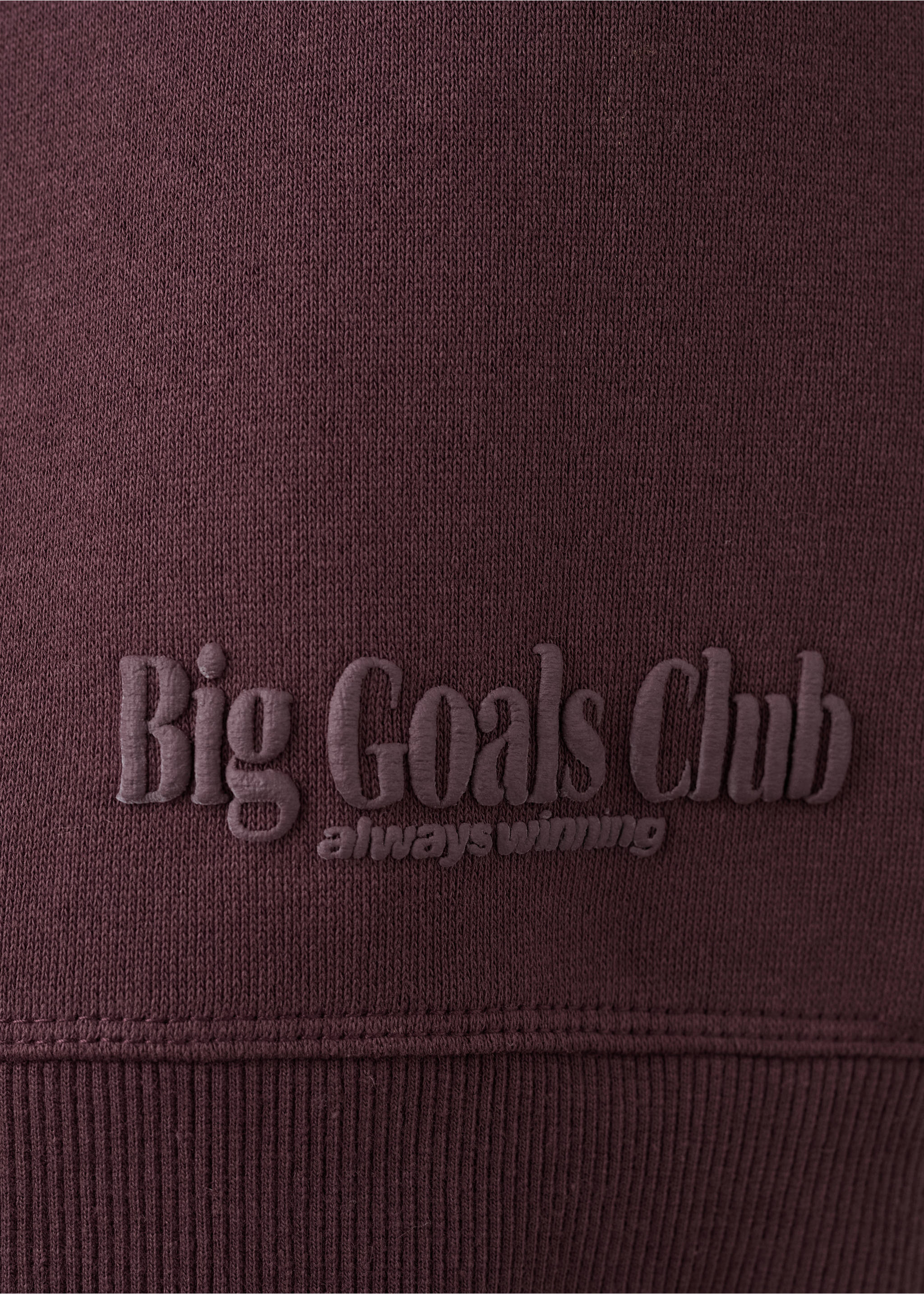 印花卫衣 - null, 酒红色. Ref: 27051230-00.