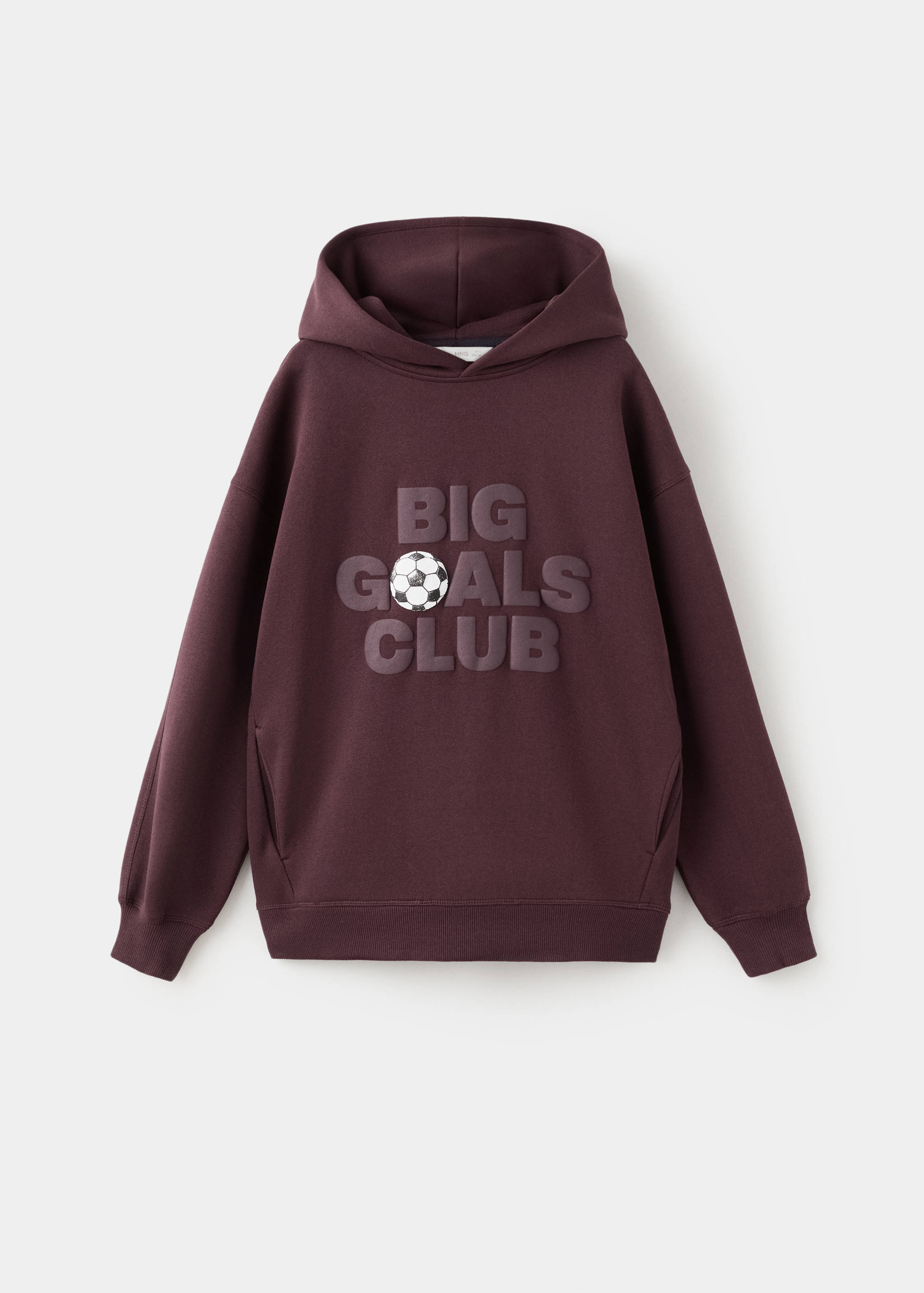 Printed embossed sweatshirt - Article without model