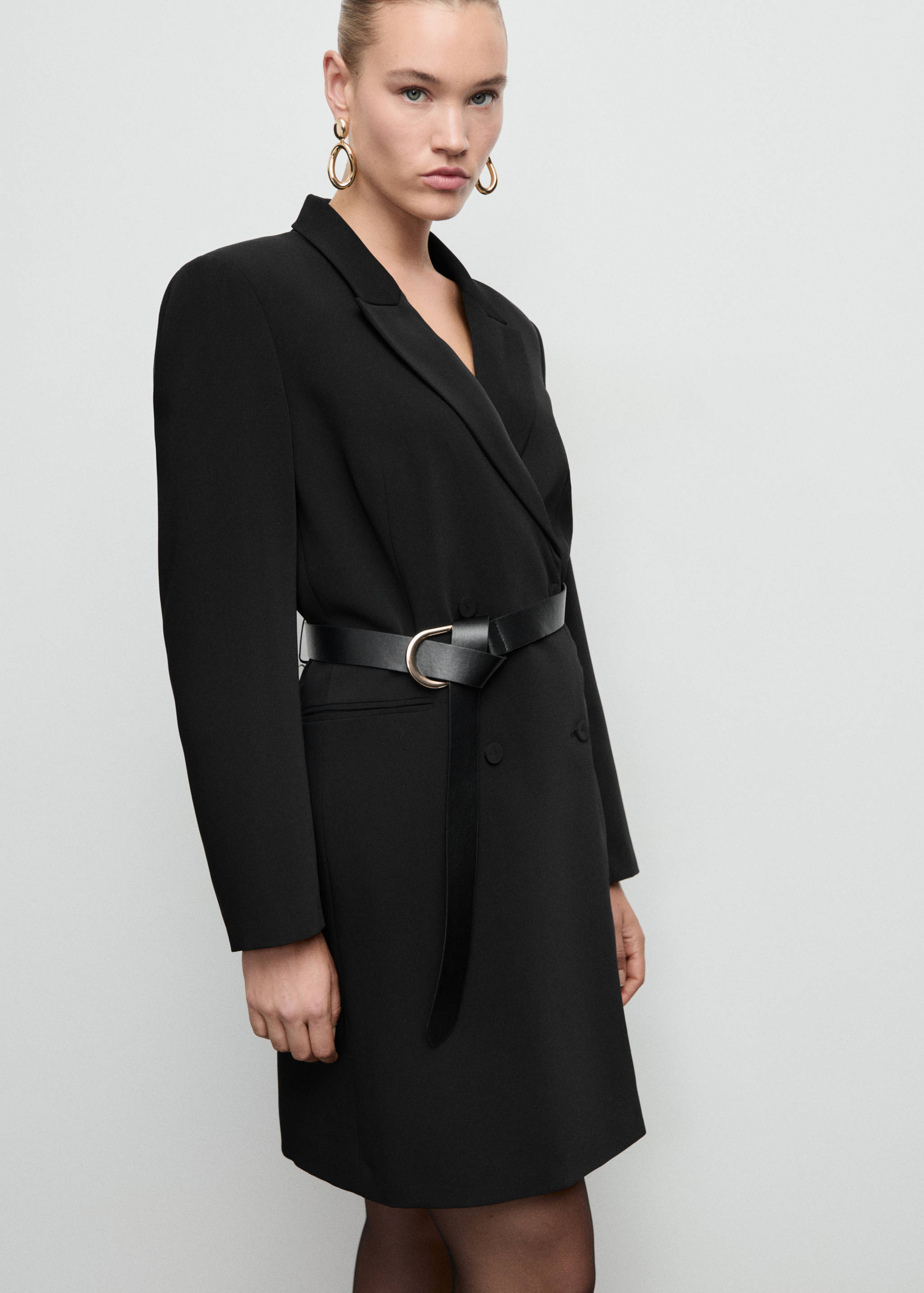 Double-breasted blazer-style dress - Details of the article 5