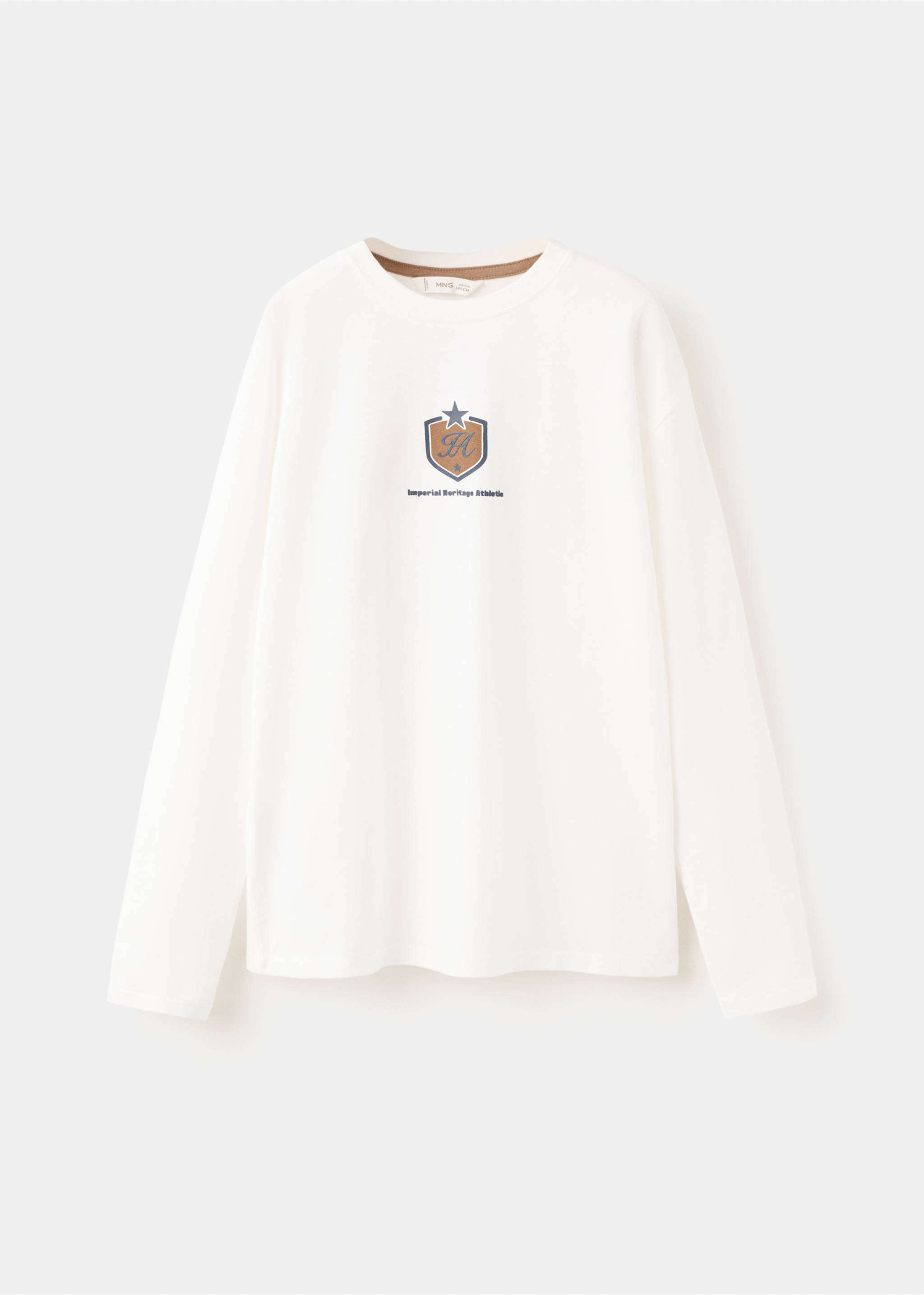 Camiseta estampada algodón - Artículo sin modelo, Blanco roto. Ref: 27051232-00.