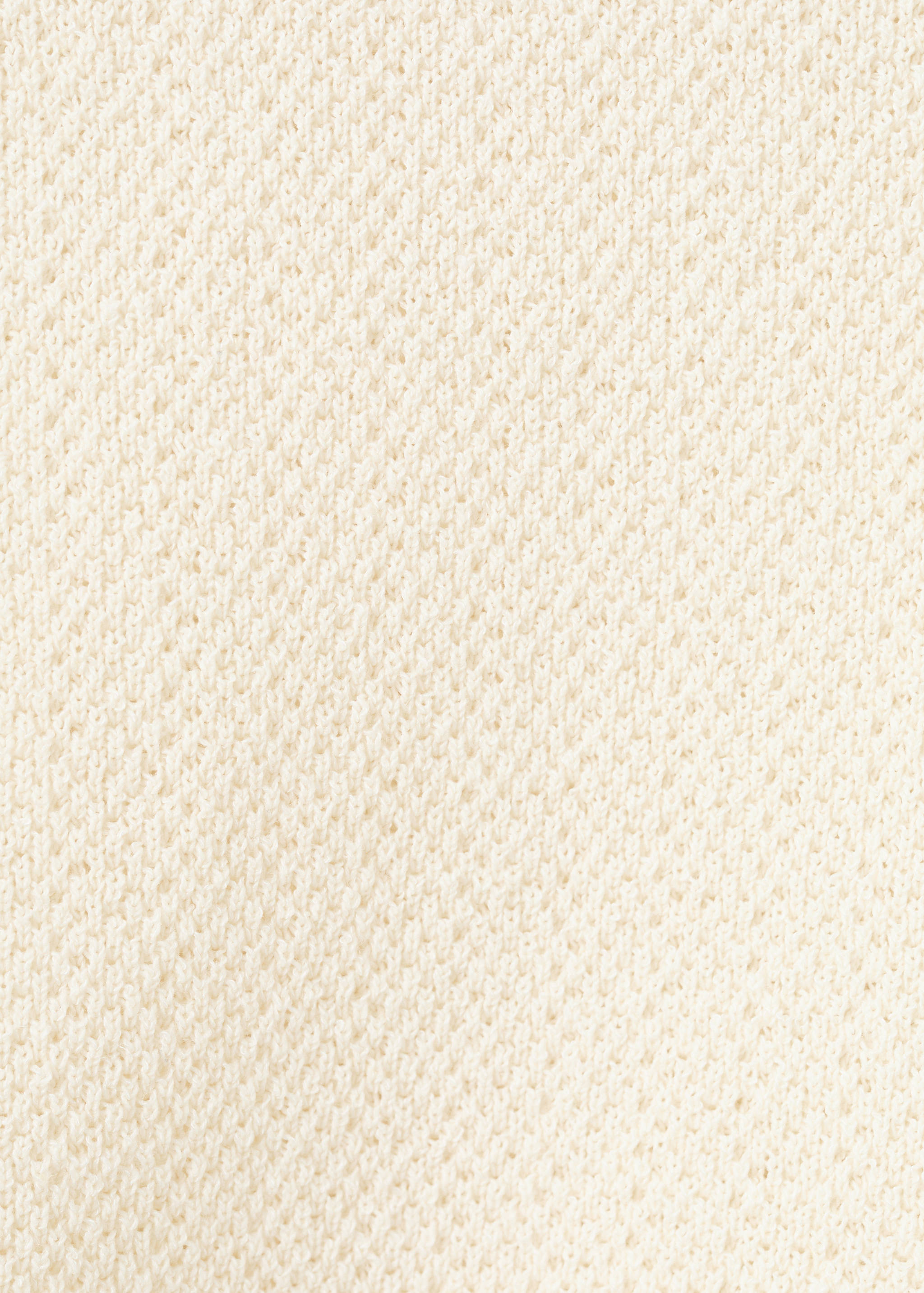 Short-sleeve knitted polo shirt - Details of the article 0