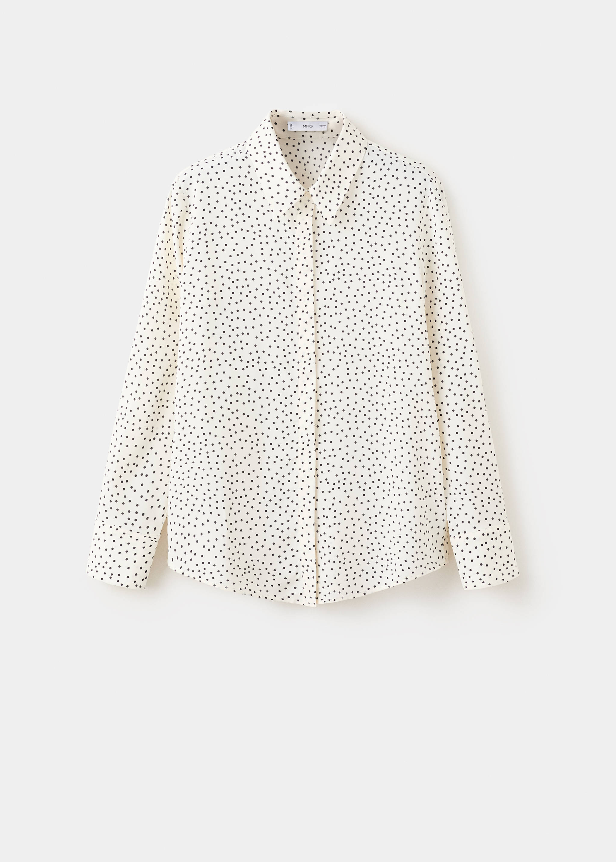 Printed straight shirt - Article without model