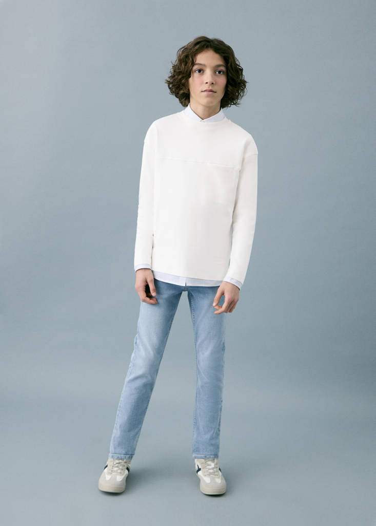 MANGO KIDS - Jean skinny bleu clair - 8 - Garçon