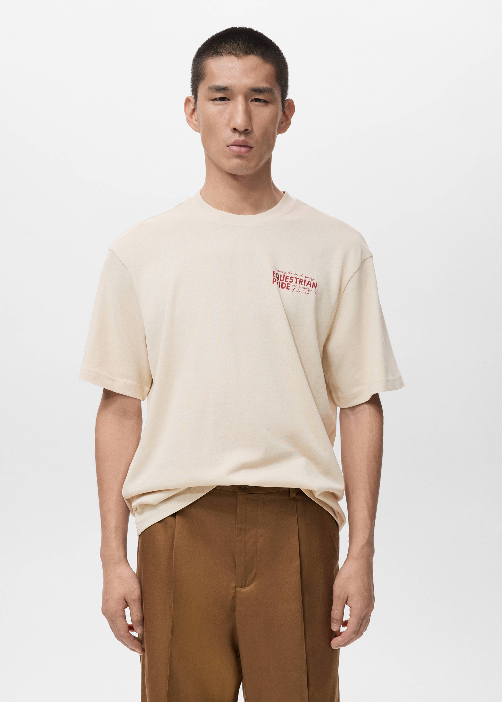 Relaxed-fit printed t-shirt - Medium plane