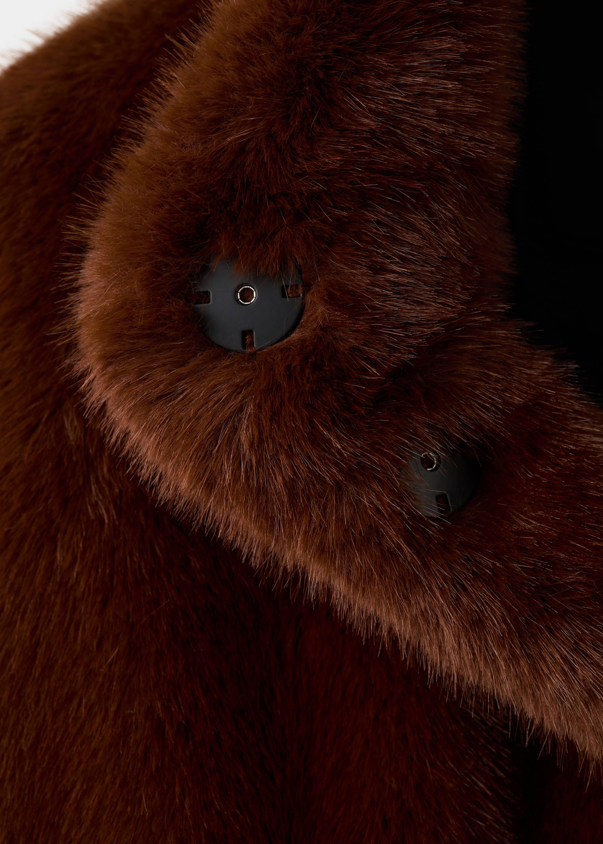 Faux-fur jacket with pockets - Details of the article 8