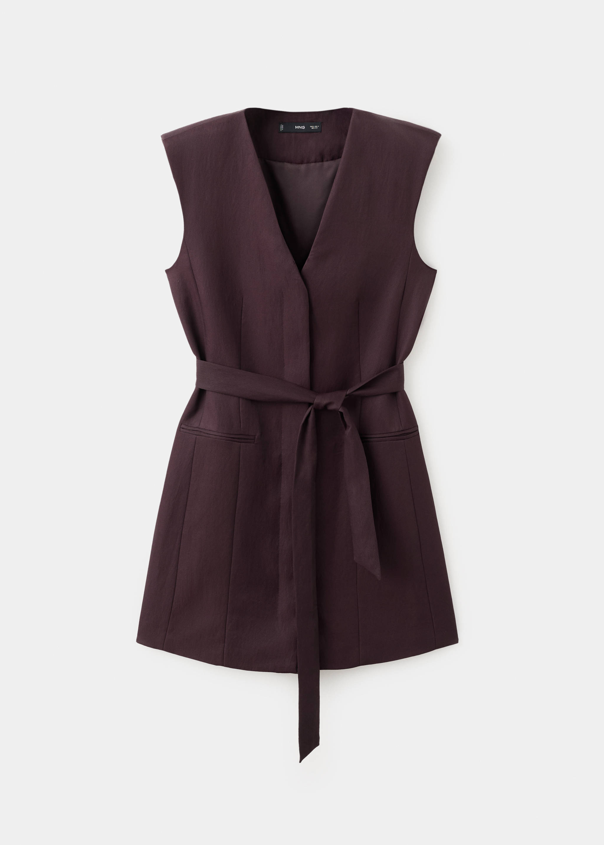 Lyocell dress with belt - Article without model