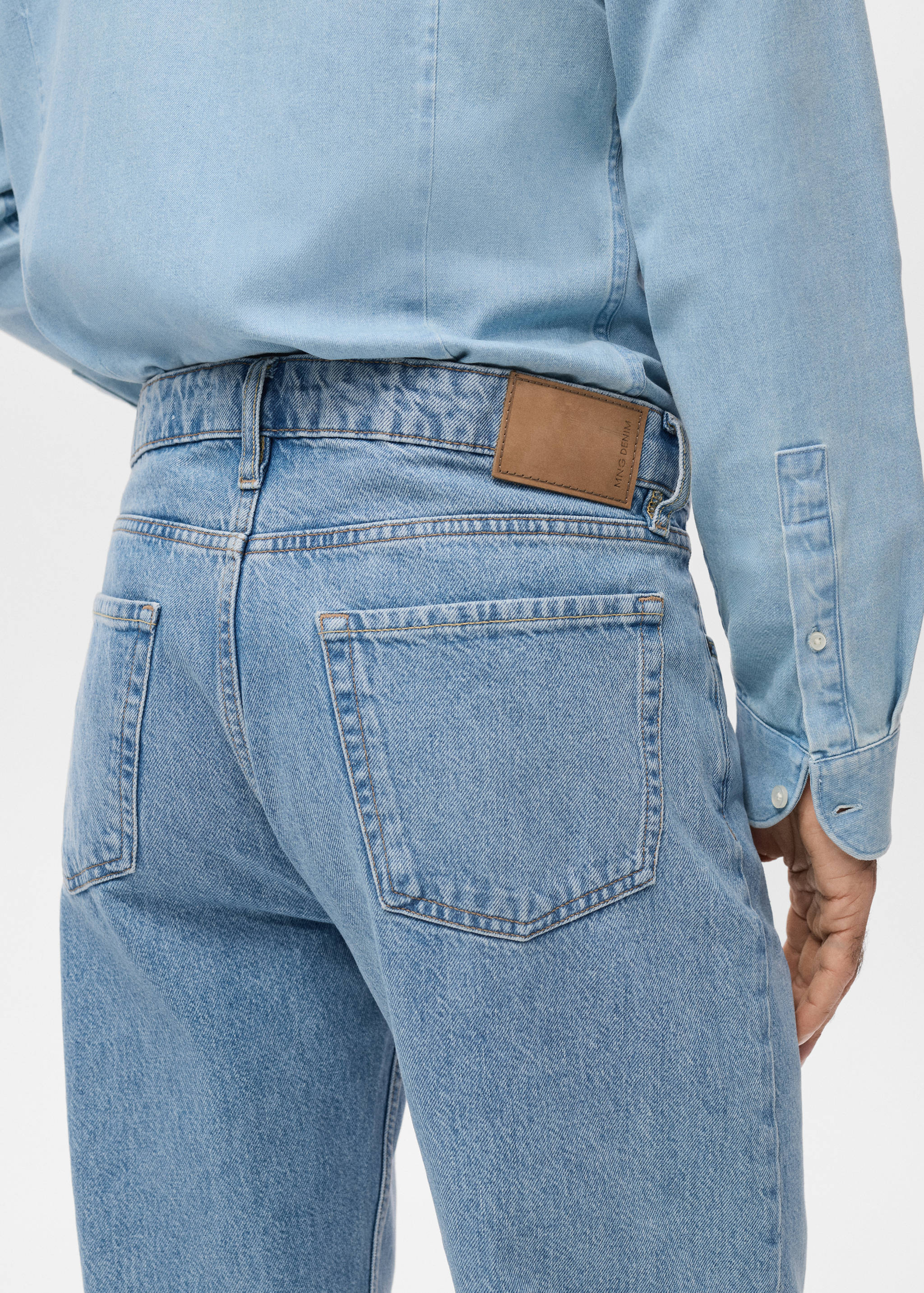 Jean Moby straight-fit délavé clair - Détail de l'article 2