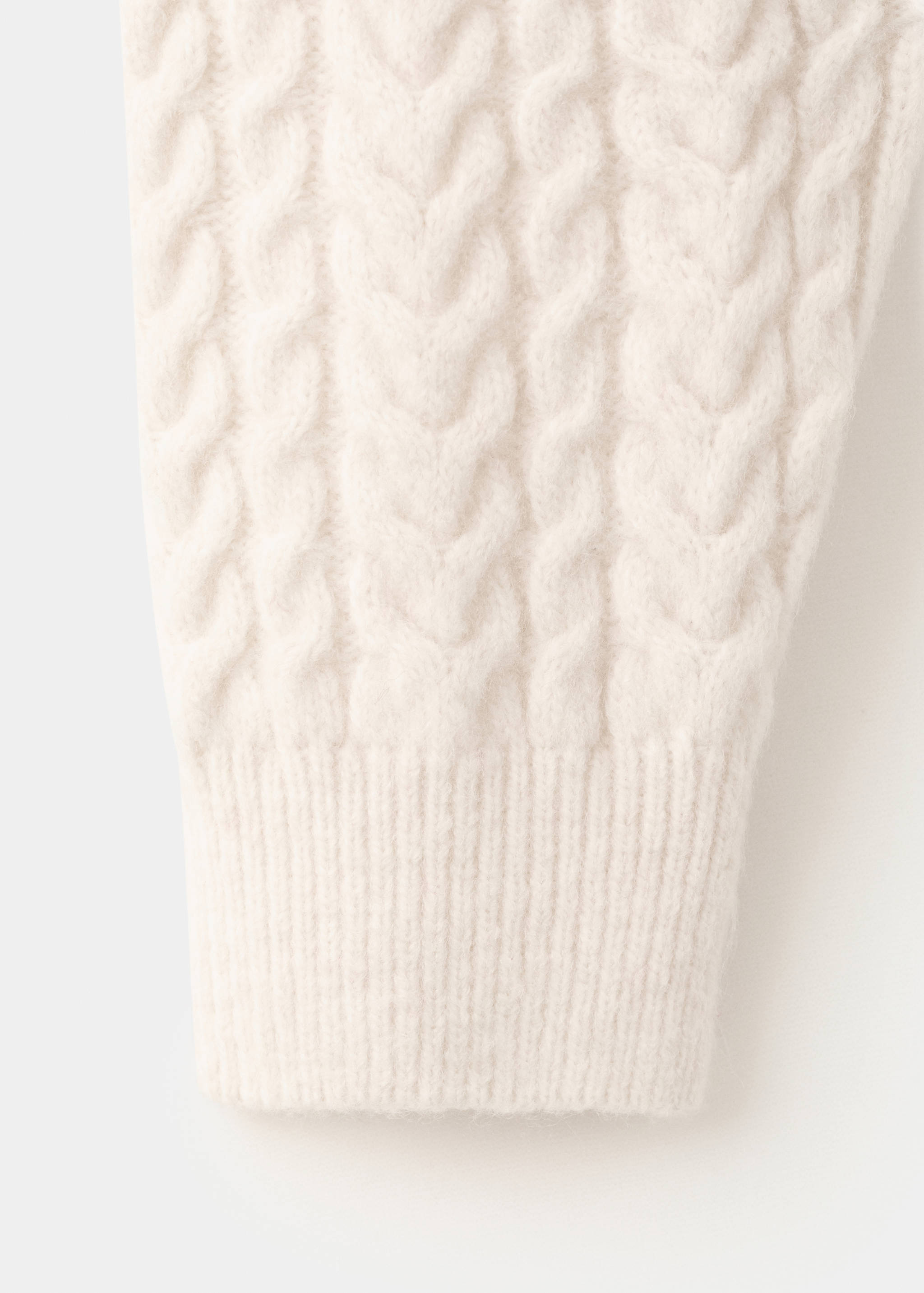 Braided knitted sweater - Details of the article 0