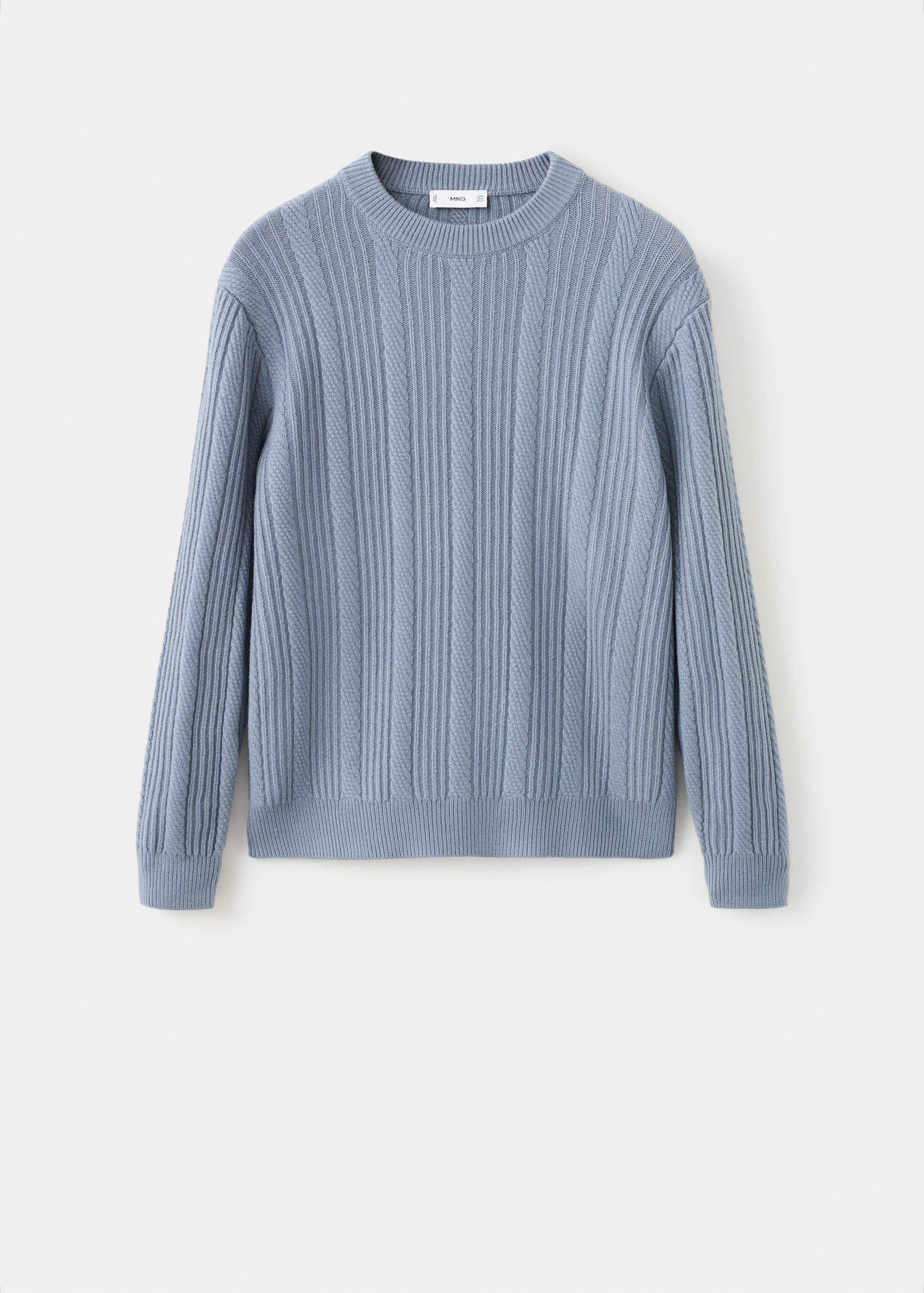 Structured knitted sweater - Article without model