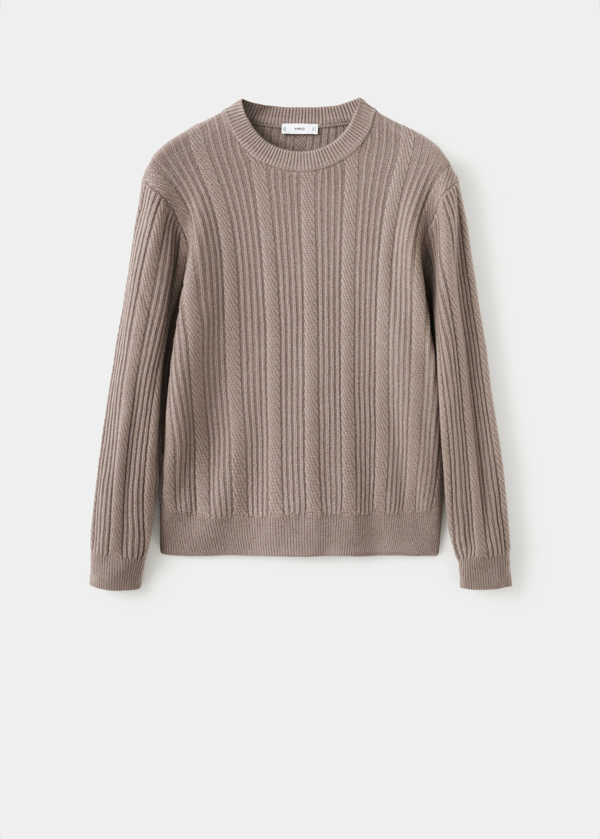 Structured knitted sweater - Article without model