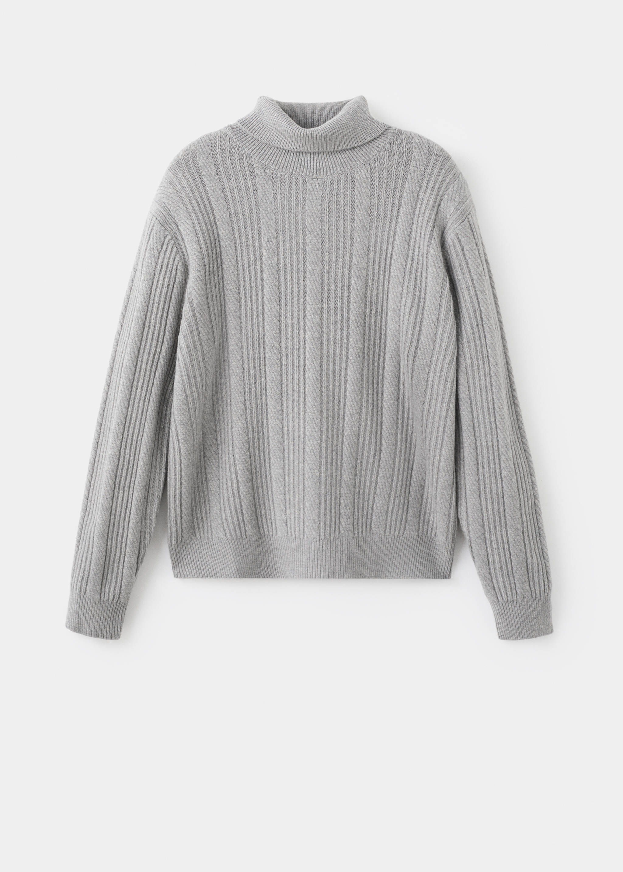 Structured turtleneck sweater - Article without model