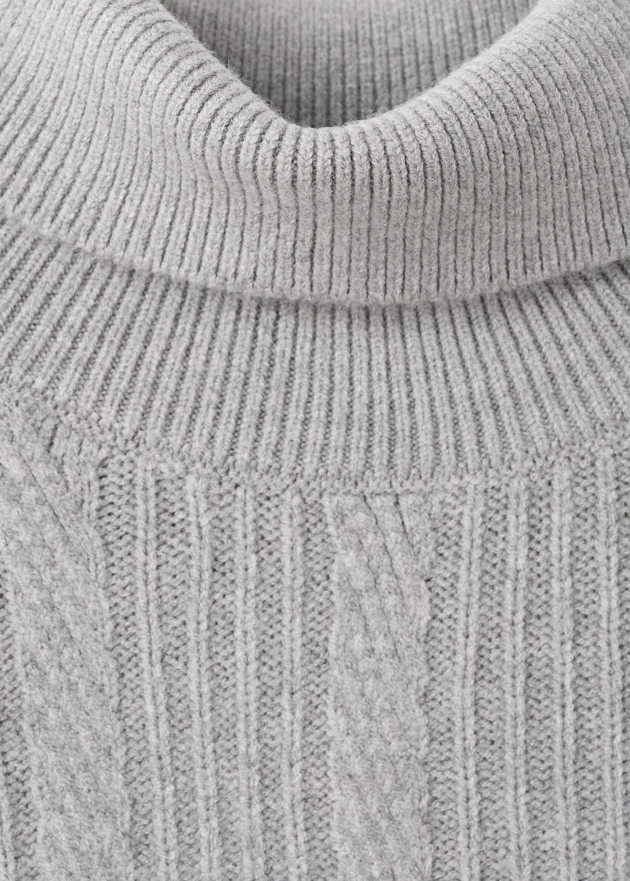 Structured turtleneck sweater - Details of the article 8