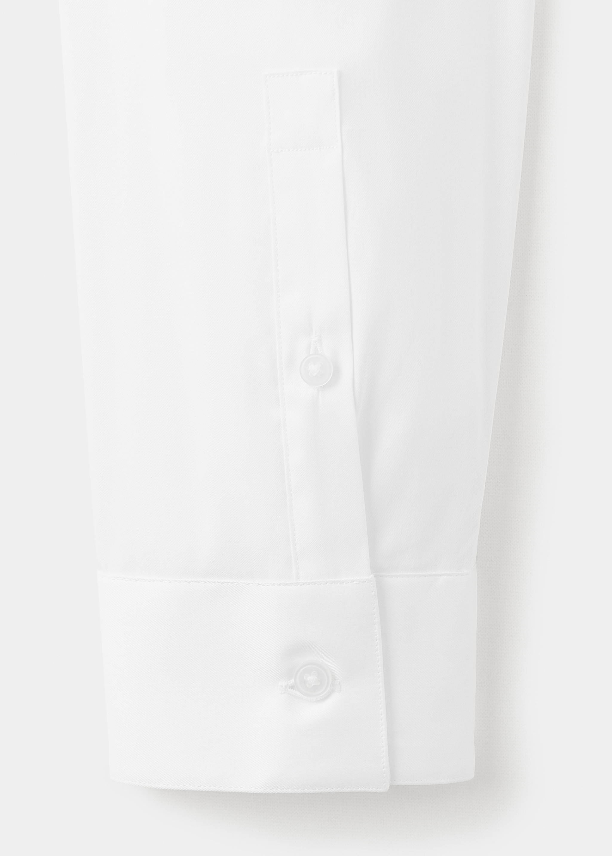 Super slim fit cotton blend formal shirt - Details of the article 0