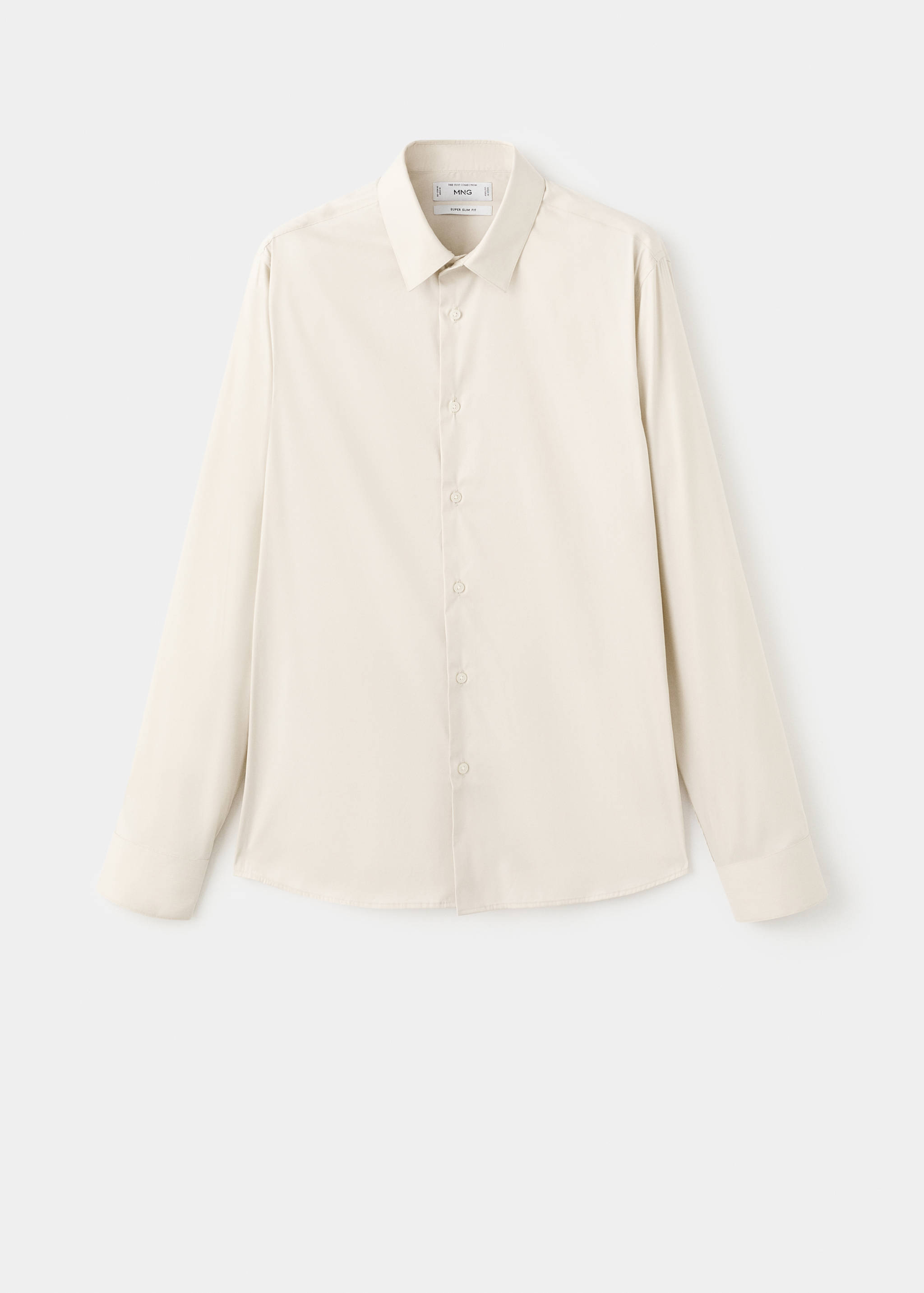 Super slim fit cotton blend formal shirt - Article without model