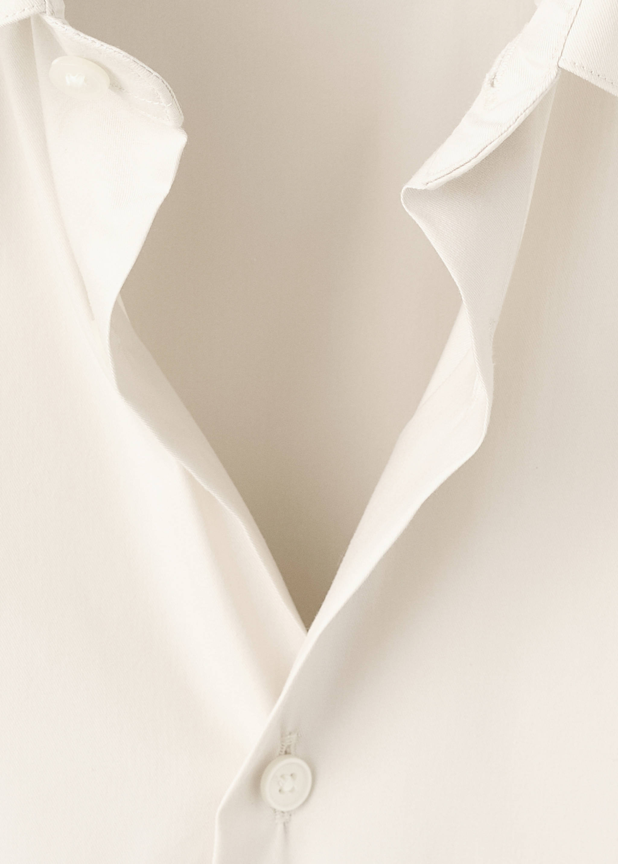 Super slim fit cotton blend formal shirt - Details of the article 8