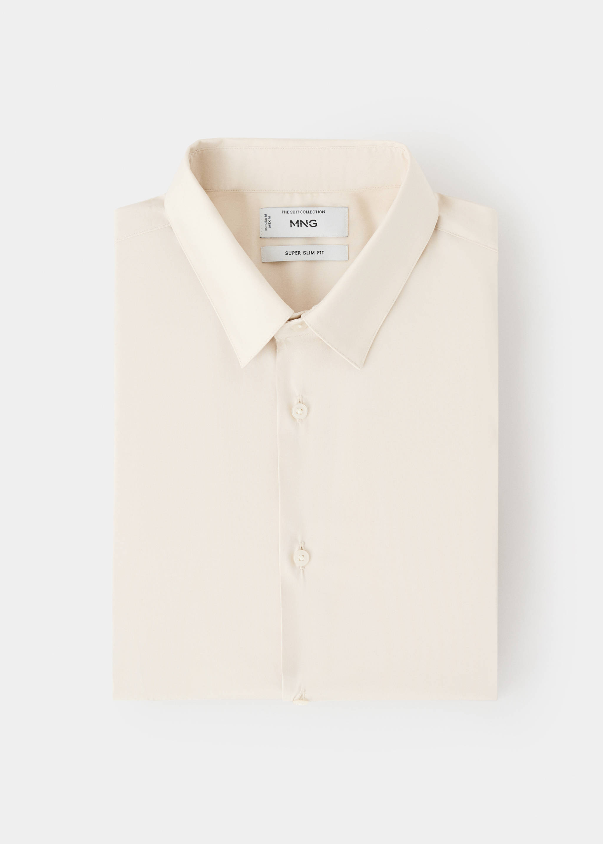 Super slim fit cotton blend formal shirt - Details of the article 9