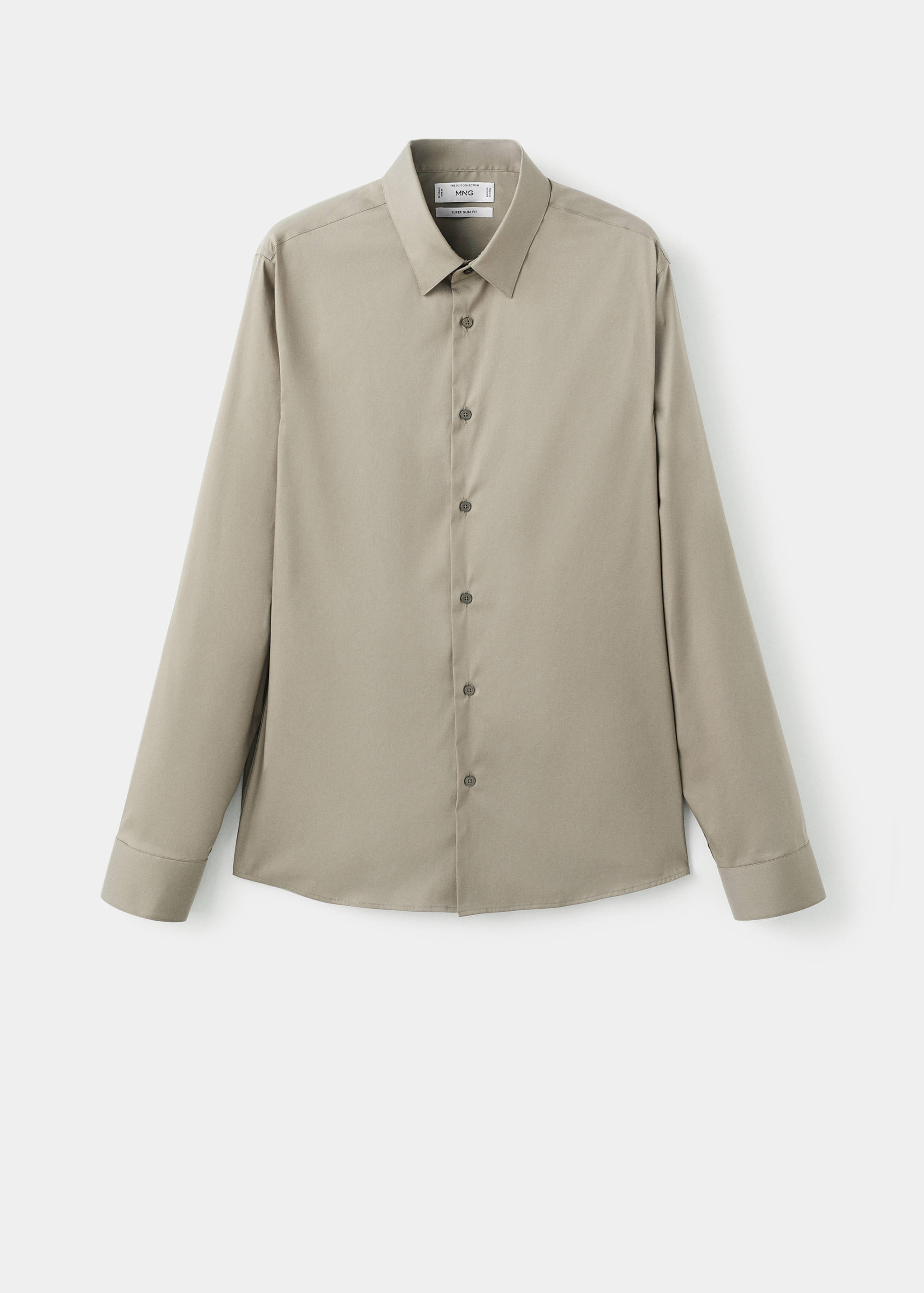 Super slim fit cotton blend formal shirt - Article without model