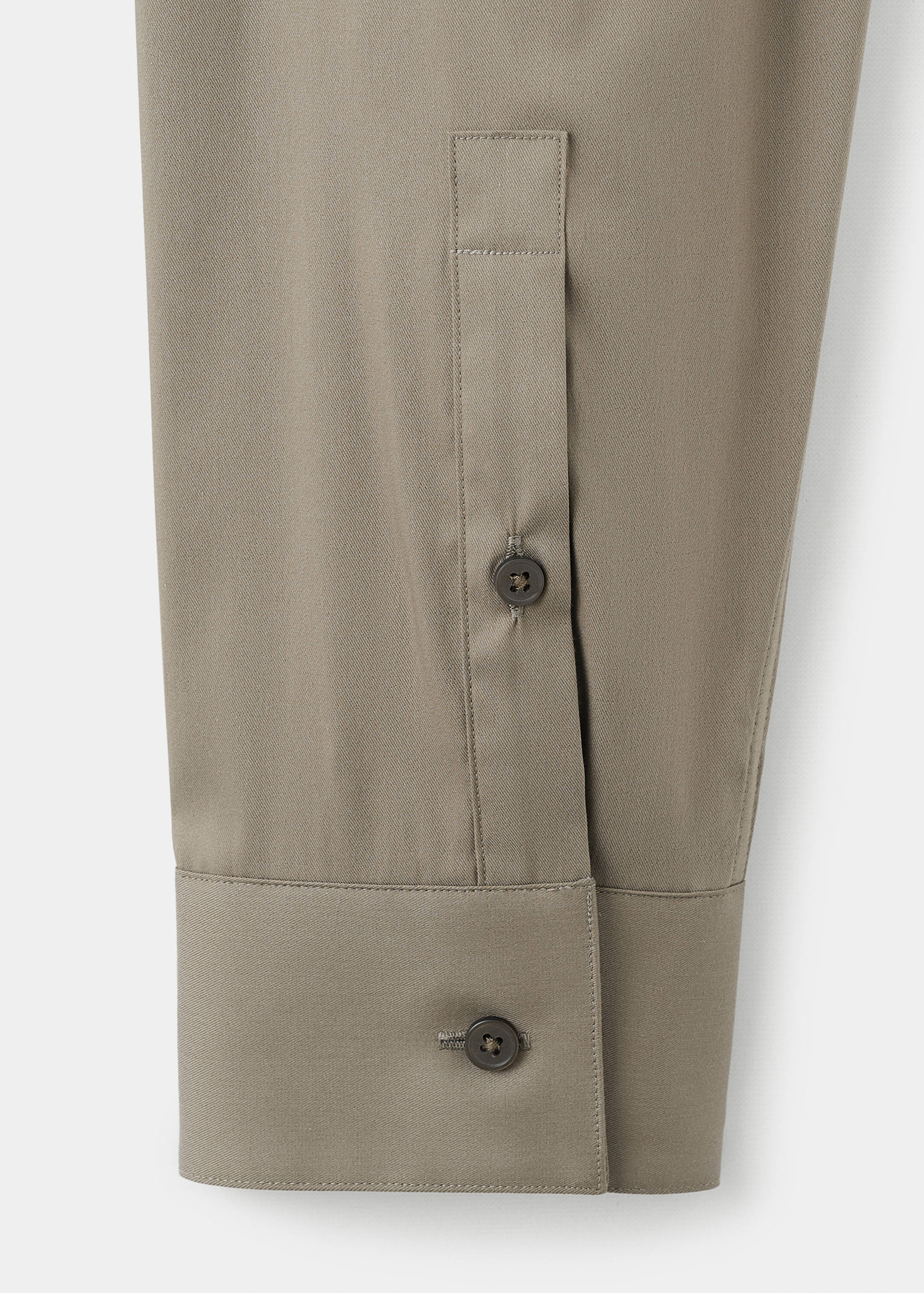 Super slim fit cotton blend formal shirt - Details of the article 0