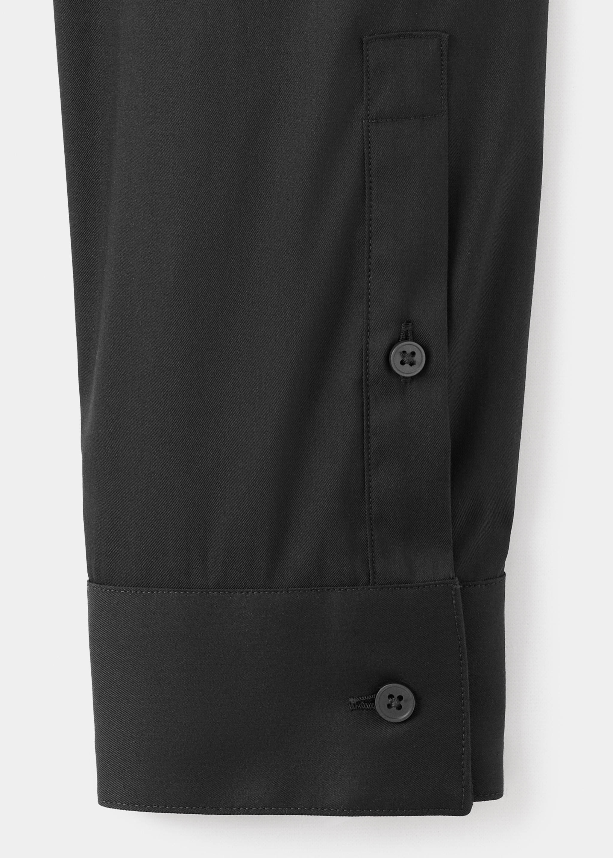 Super slim fit cotton blend formal shirt - Details of the article 0