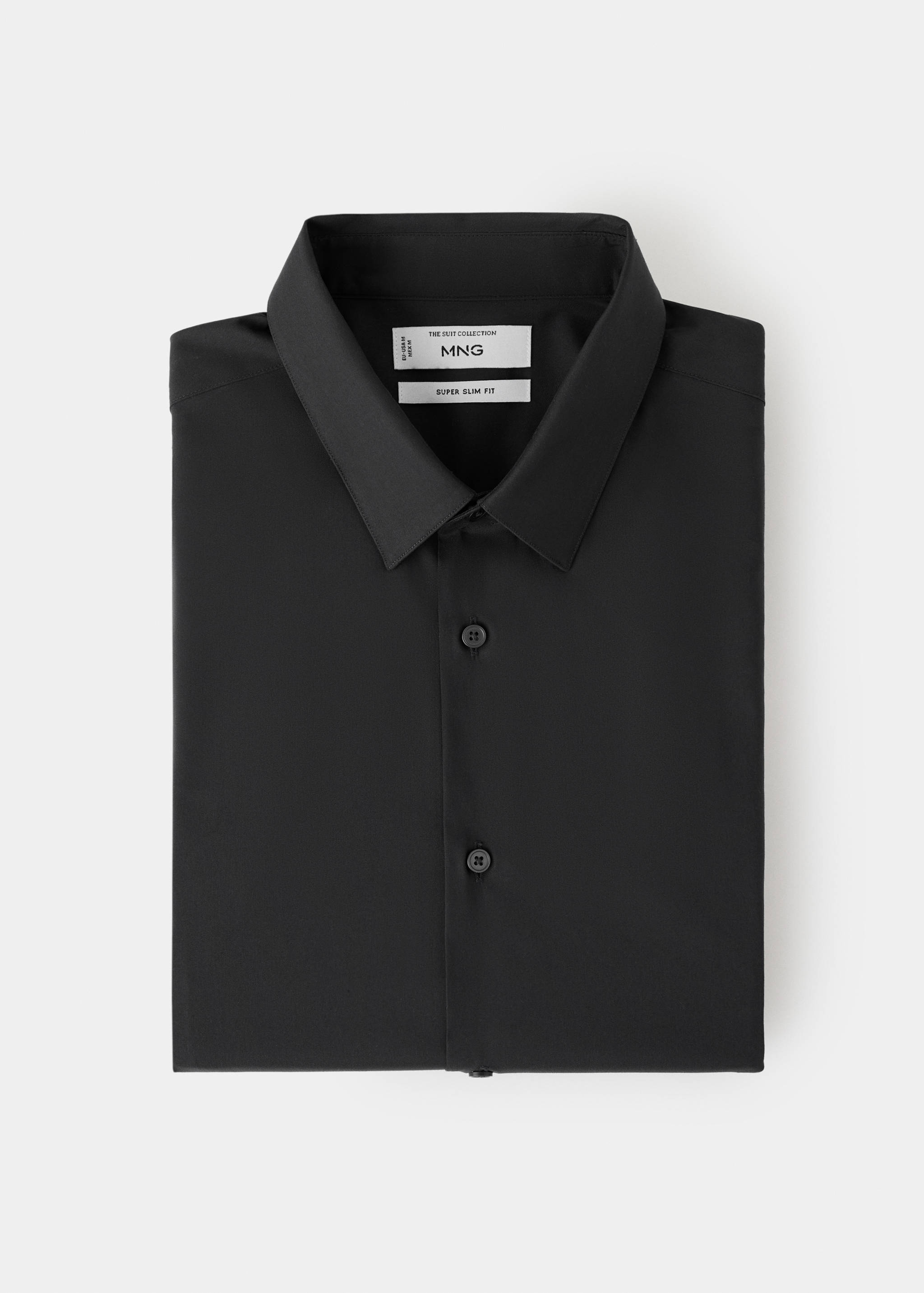 Super slim fit cotton blend formal shirt - Details of the article 9