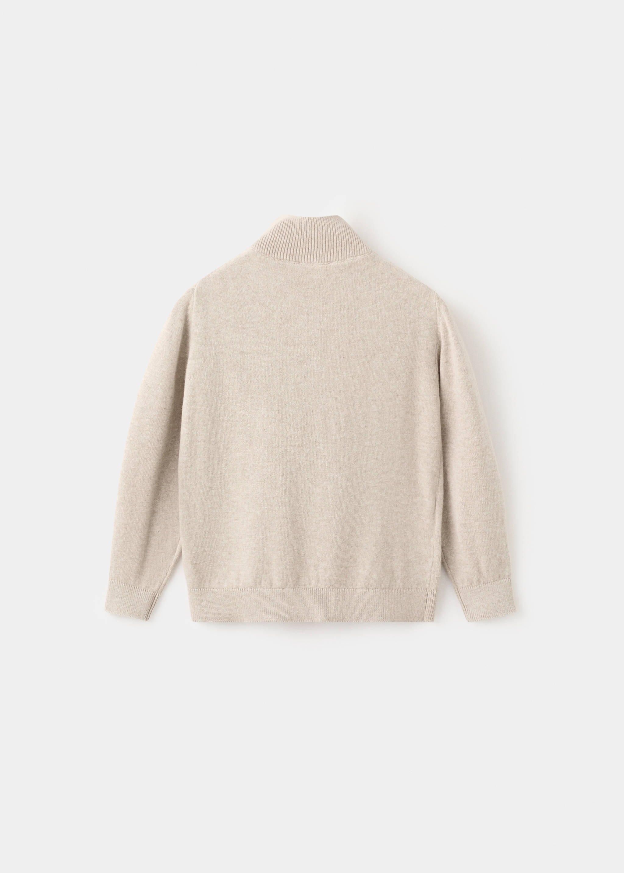 سترة منسوجة بسحاب - الجهة الخلفية للمنتج