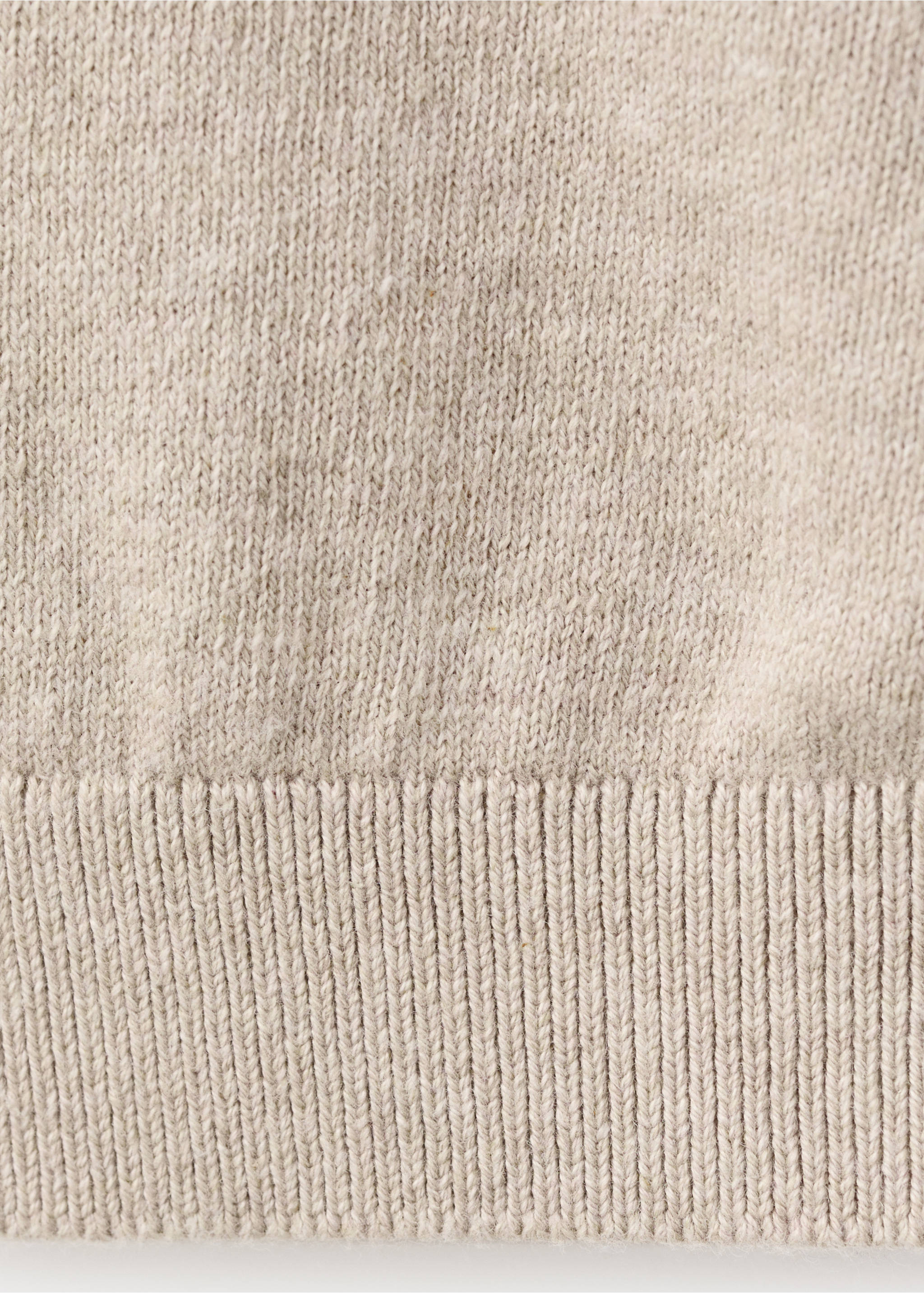 Cárdigan punto cremallera - Detalle del artículo 0, Beige. Ref: 27051254-00.