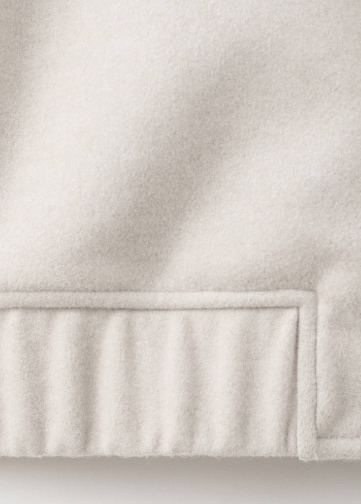 Zip-up cloth jacket — Sand