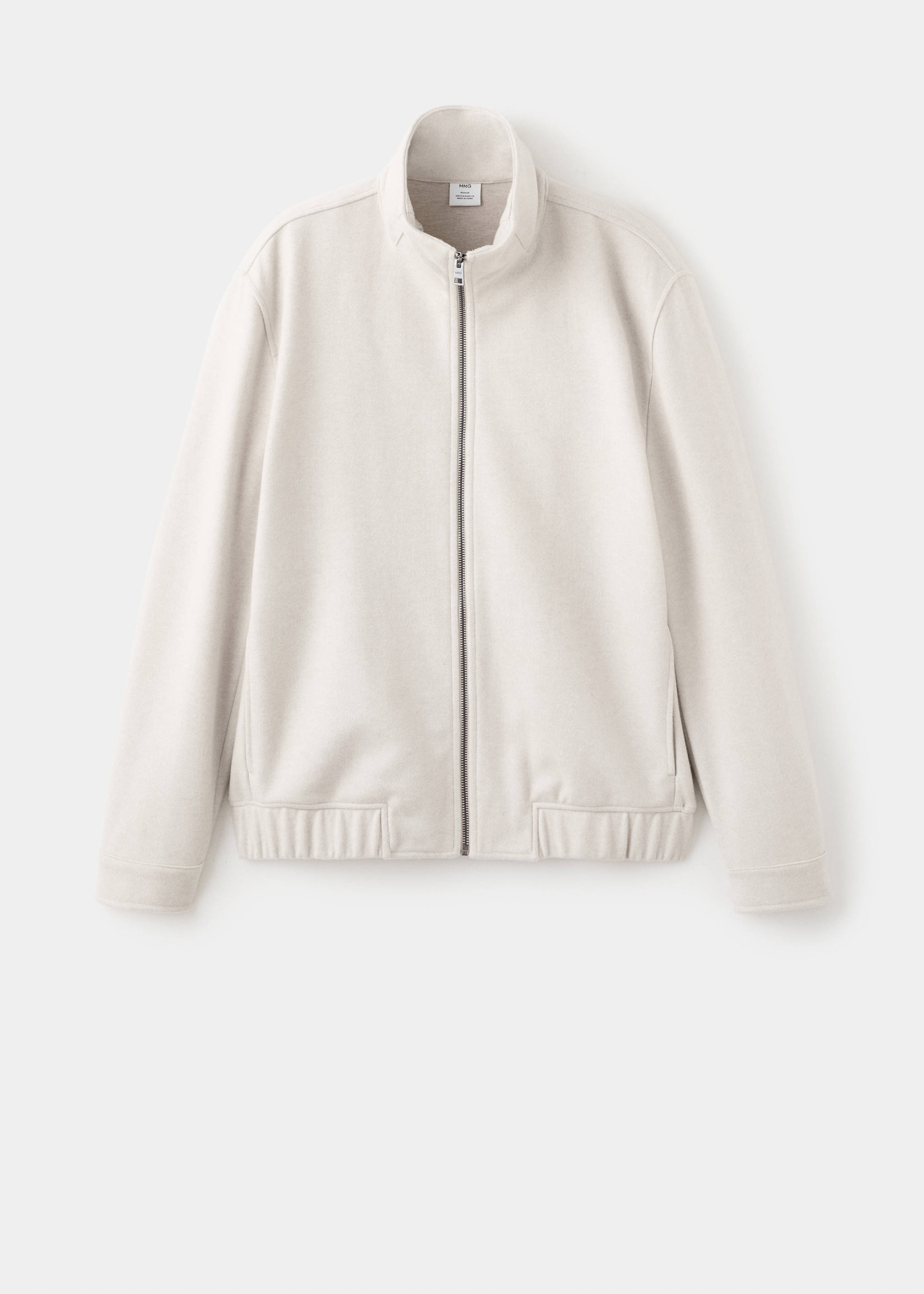 Jacke aus Wollstoff mit Reißverschluss - Artikel ohne Model