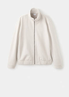 Zip-up cloth jacket — Sand 6