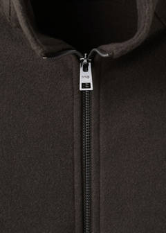 Zip-up cloth jacket — Chocolate 7