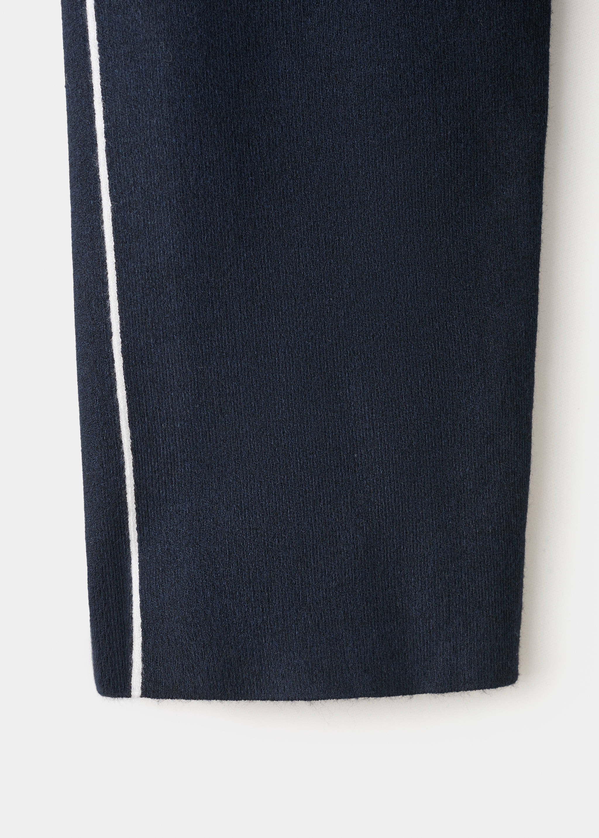 Zip neck contrast-stripe sweater - Details of the article 0