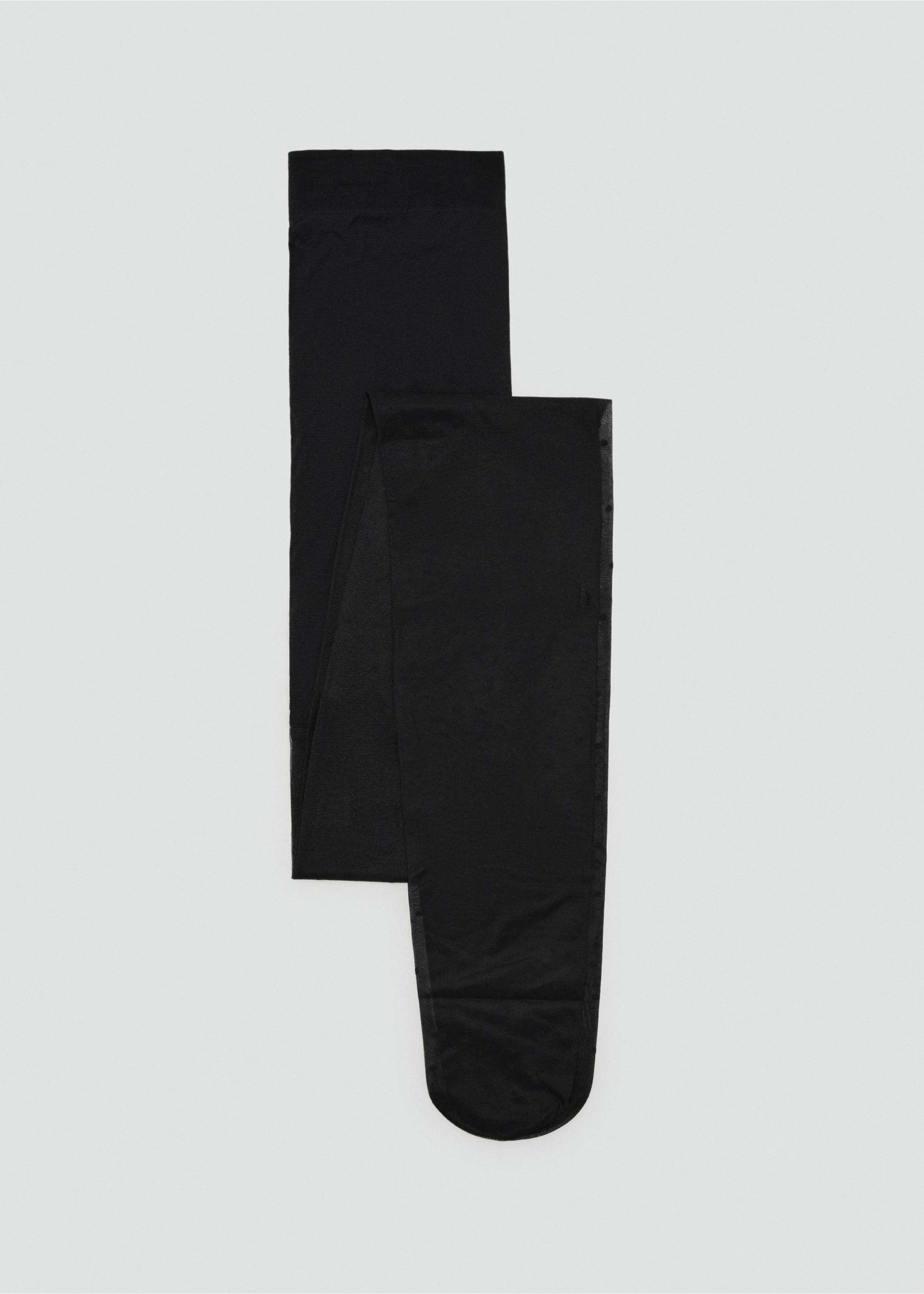 Polka-dot sheer stockings - Article without model, Black. Ref: 27051265-00.