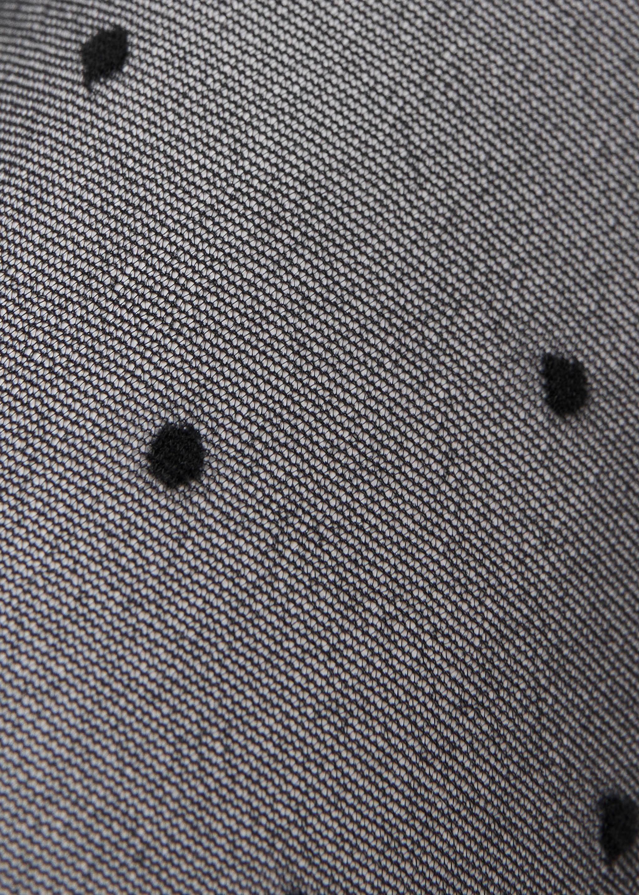 Polka-dot sheer stockings - Medium plane