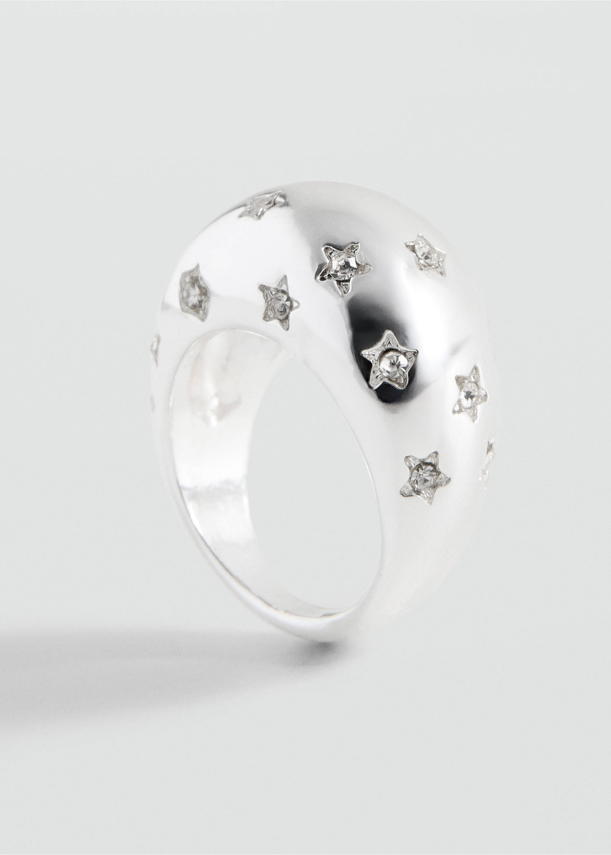Кольцо со звездами - Деталь изделия 1, Серебро. Ref: 27051267-00.